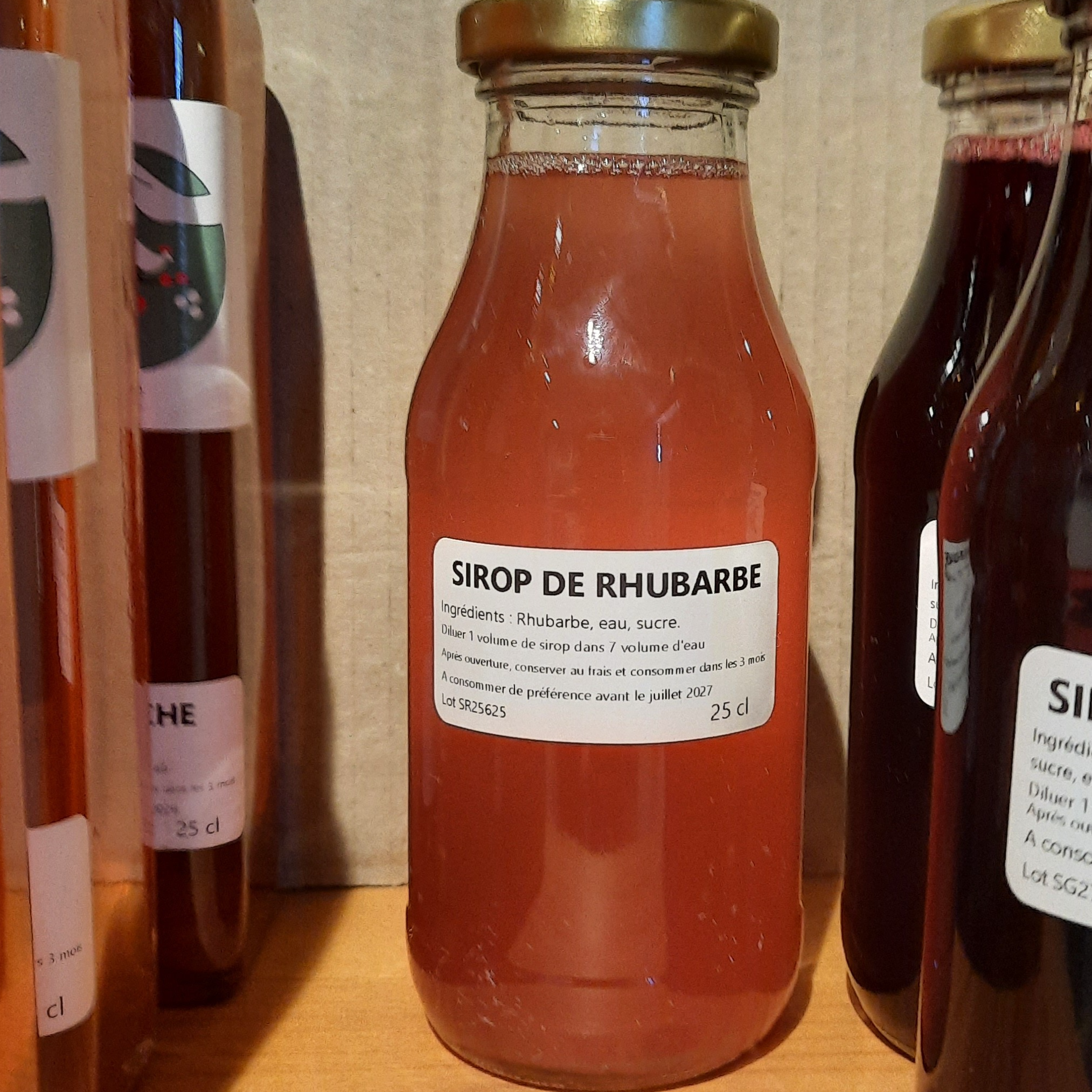 Sirop de Rhubarbe - 25cl