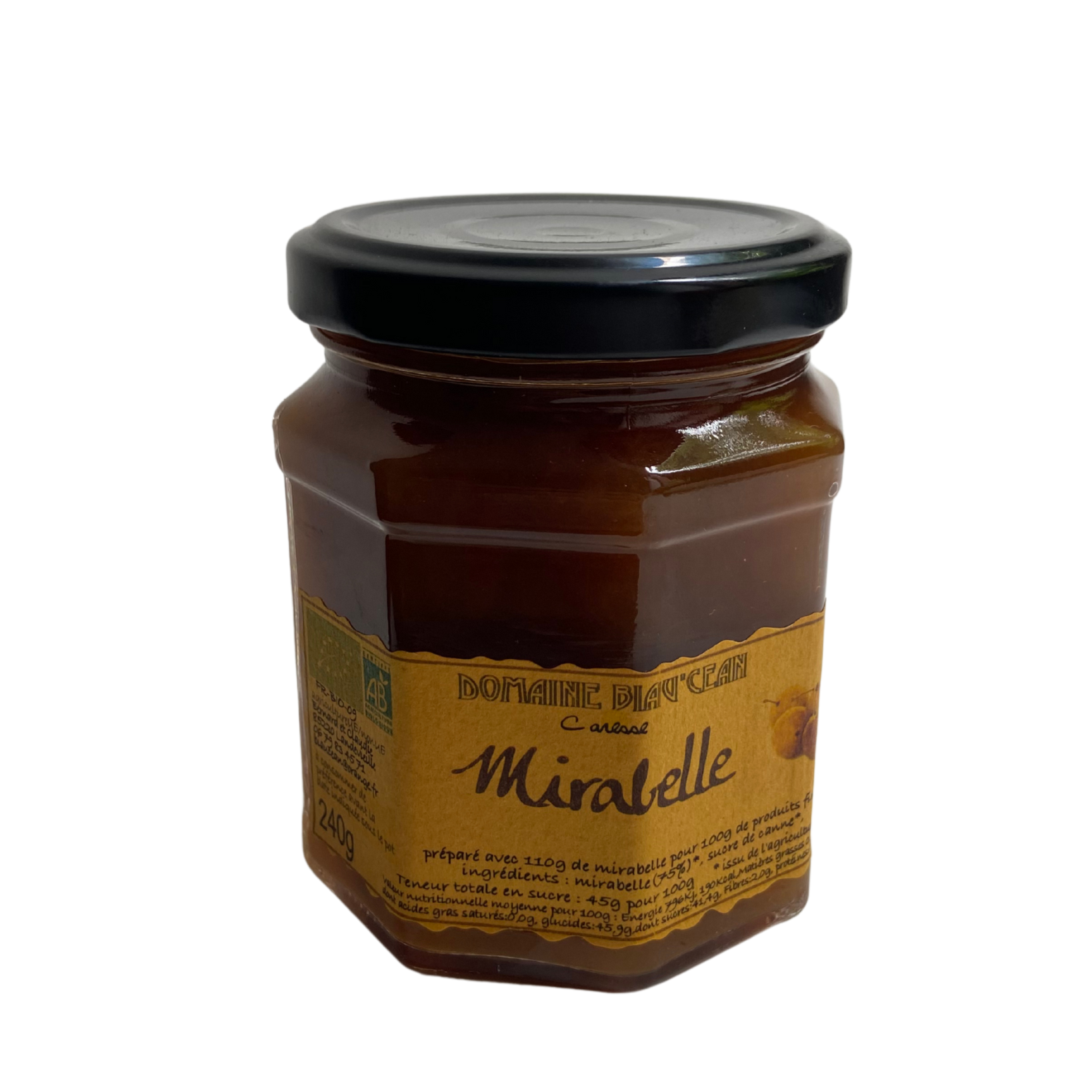 Confiture de mirabelle - 240g