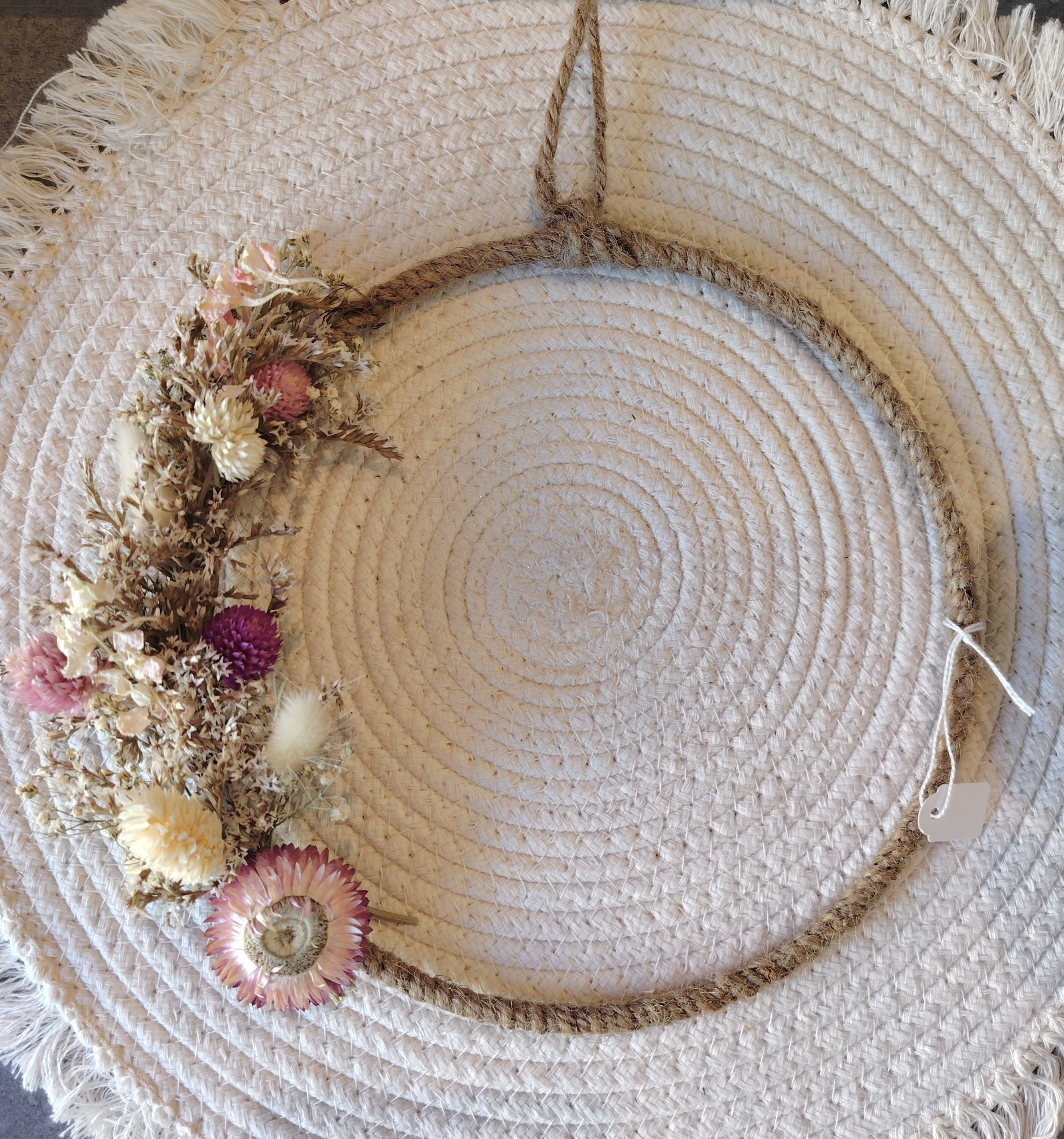 Couronne fleurie 20 cm