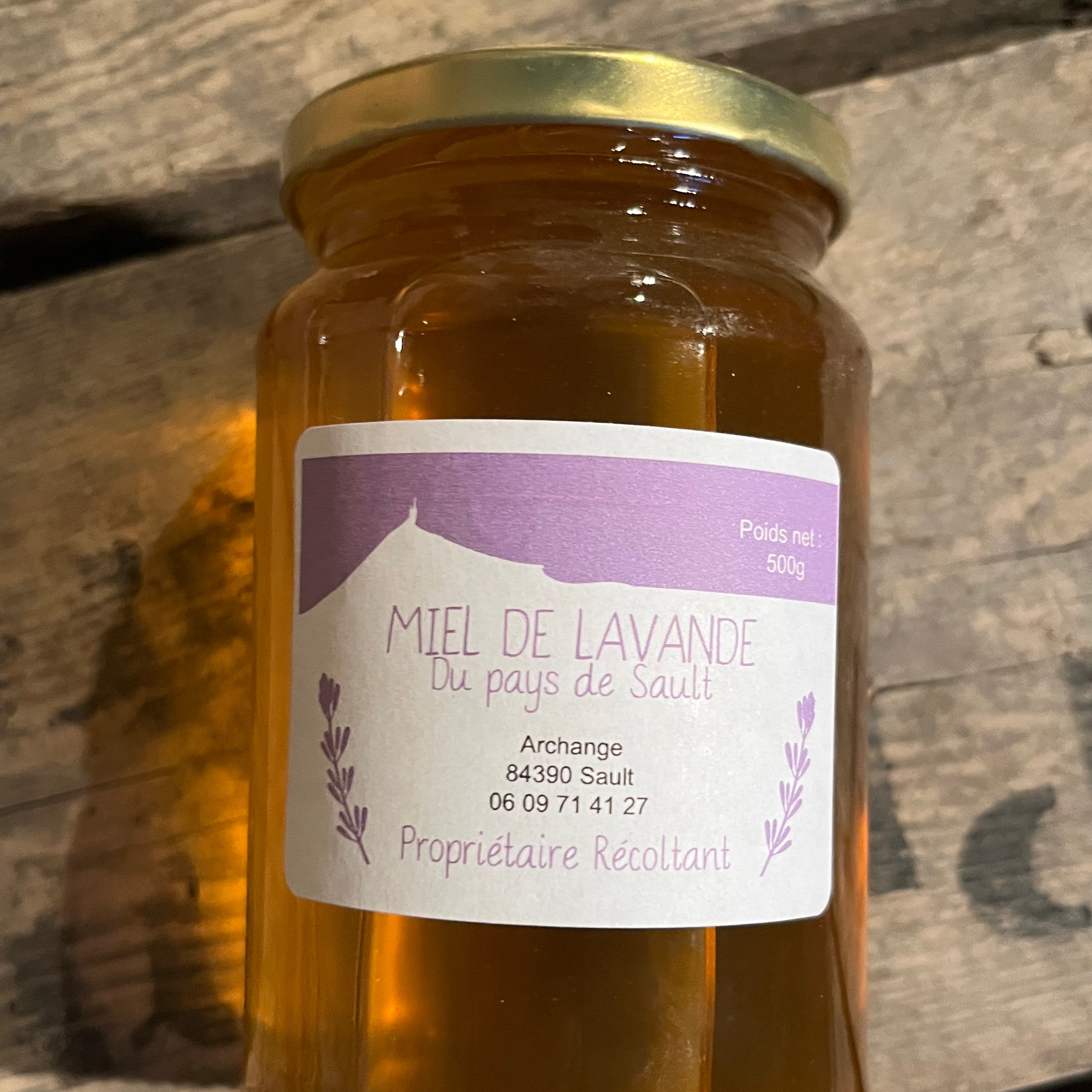 Miel de lavande du pays de Sault - 500g