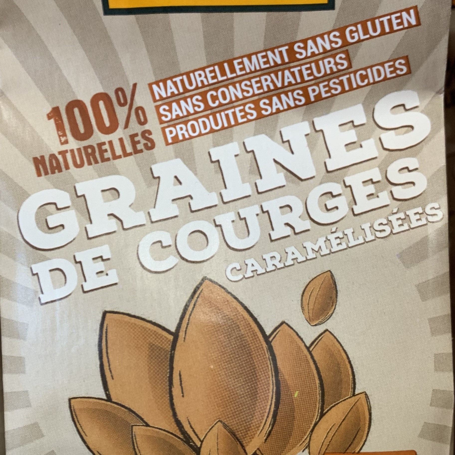 GRAINES DE COURGE CARAMELISEES 150g