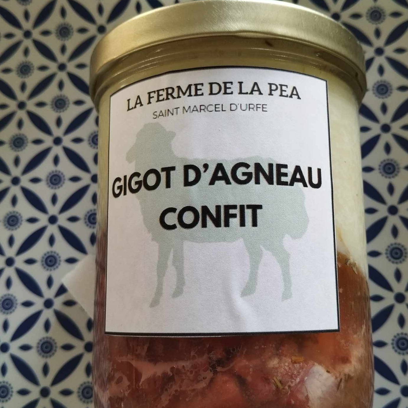 agneau confit - 750g