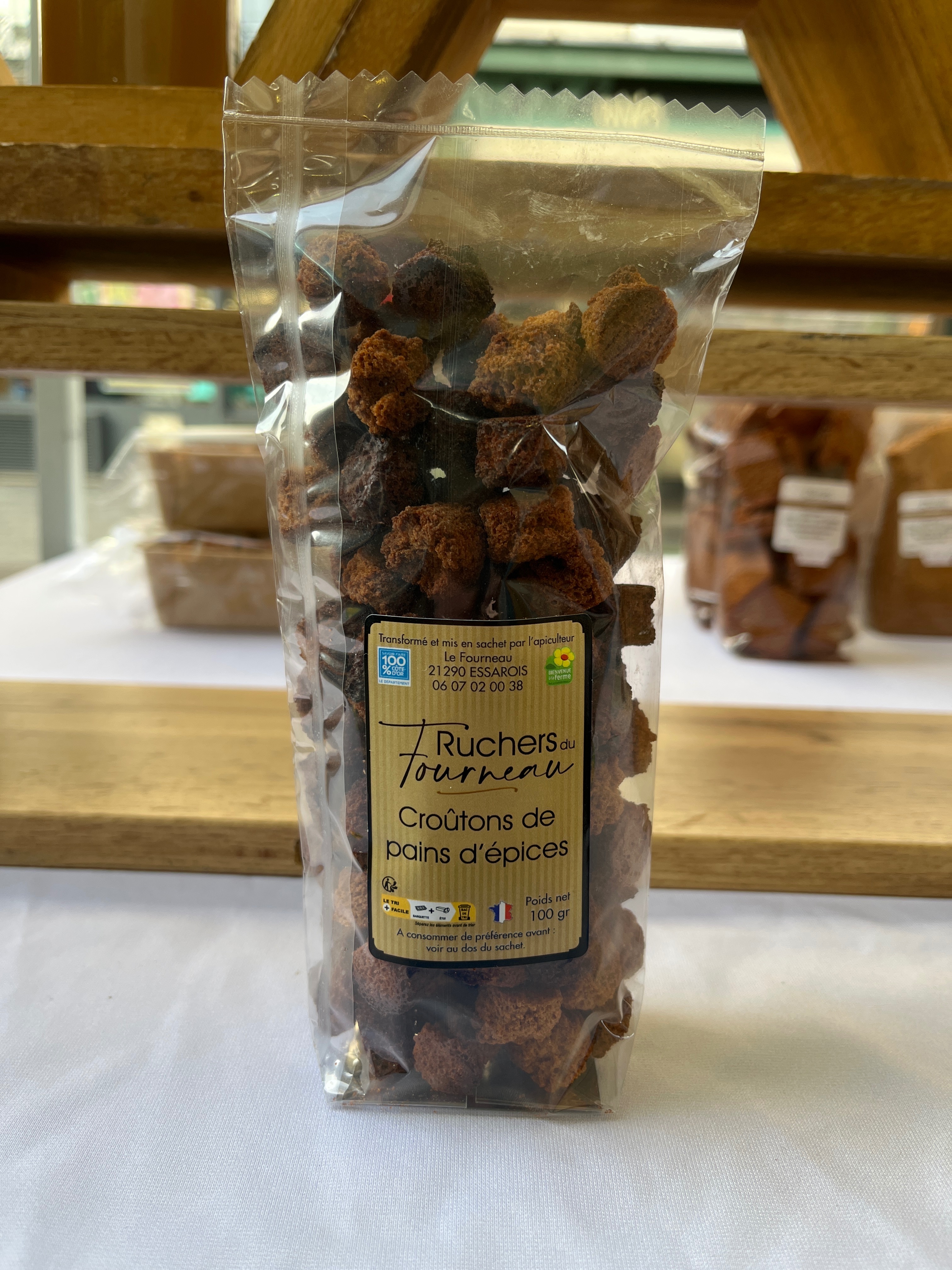 Croutons de pain d'épices - 100g