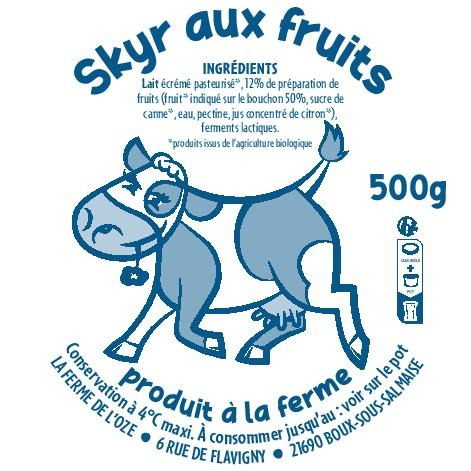 Skyr Fraise 500G