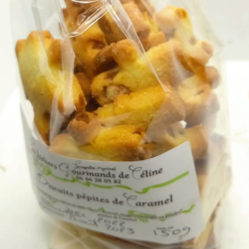 Biscuits pépites de caramel 150g