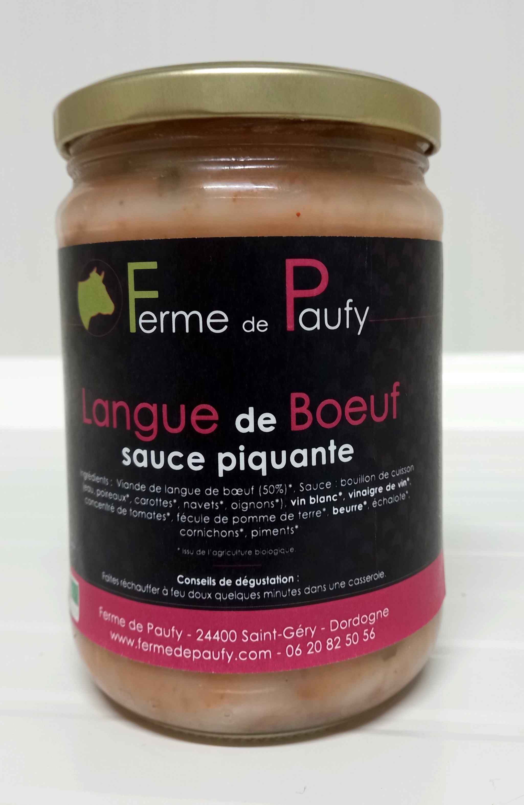 Langue De Bœuf Sauce Piquante - 500g