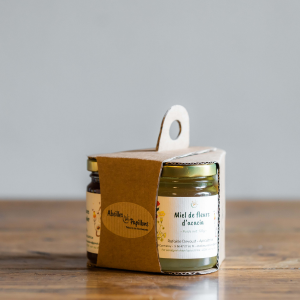 Coffret cadeau : 3 pots de miel