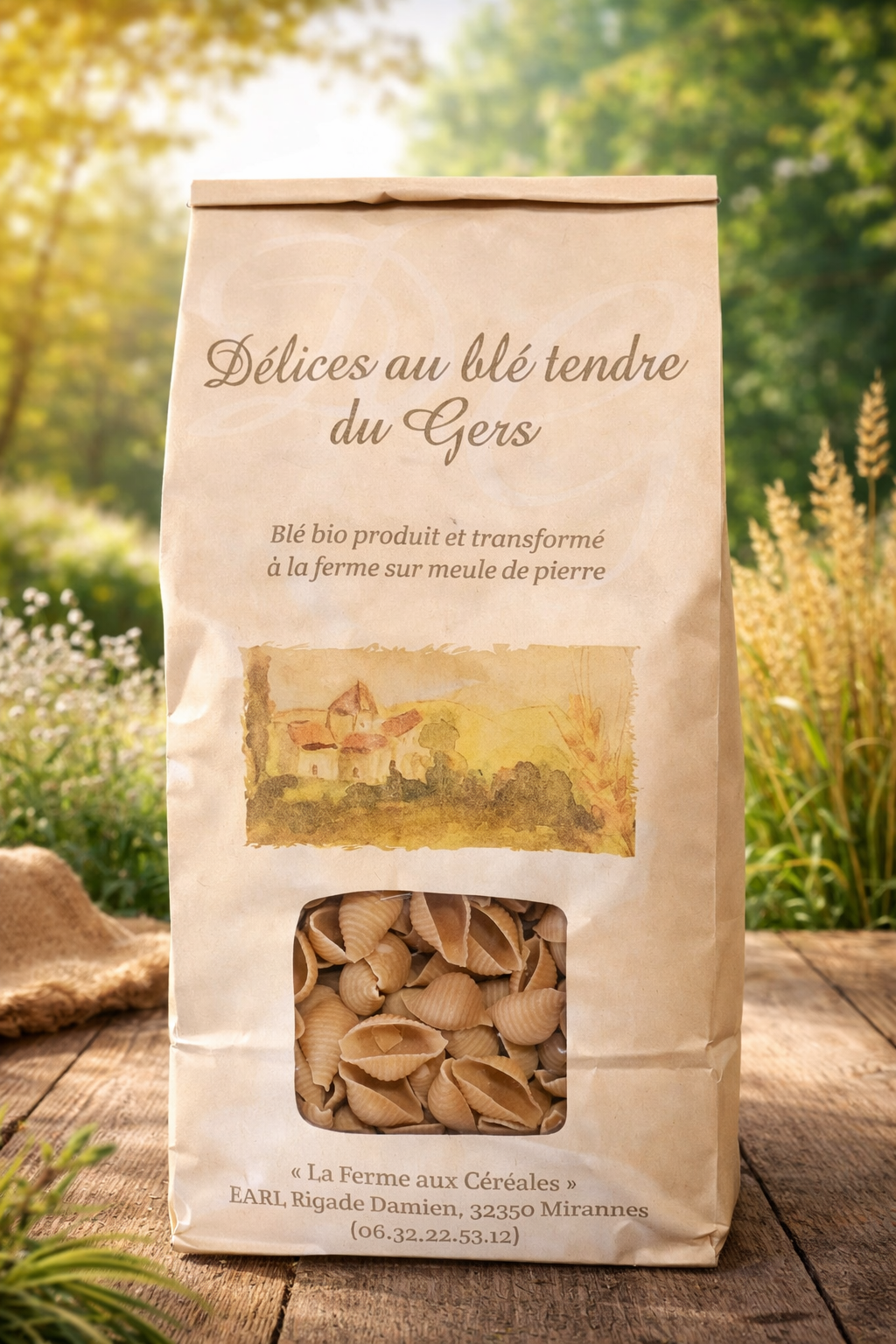 CONCHIGLIONNIS (pâtes au blé tendre) - 500g
