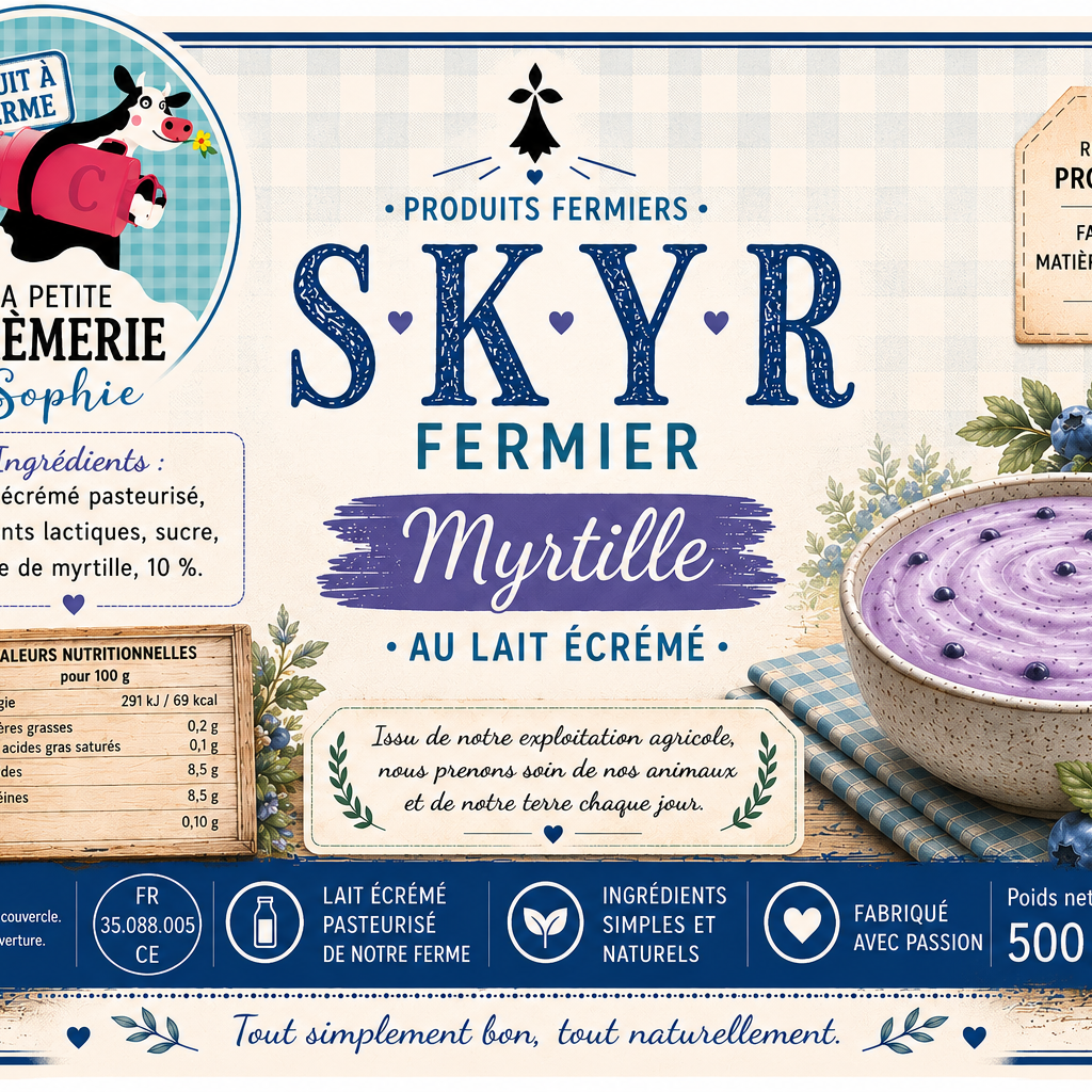 SKYR FRUIT 500 GR