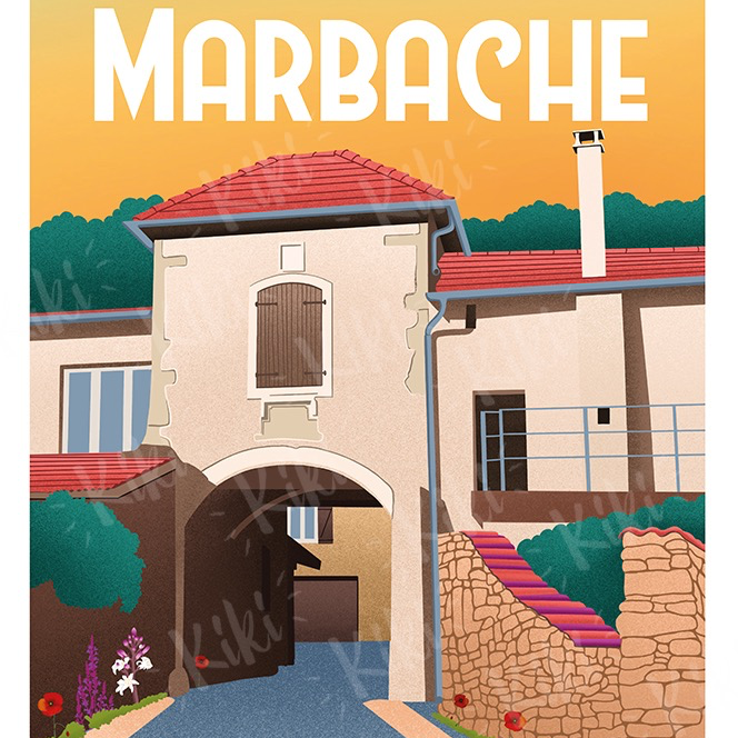AFFICHE MARBACHE "MÈNIL"