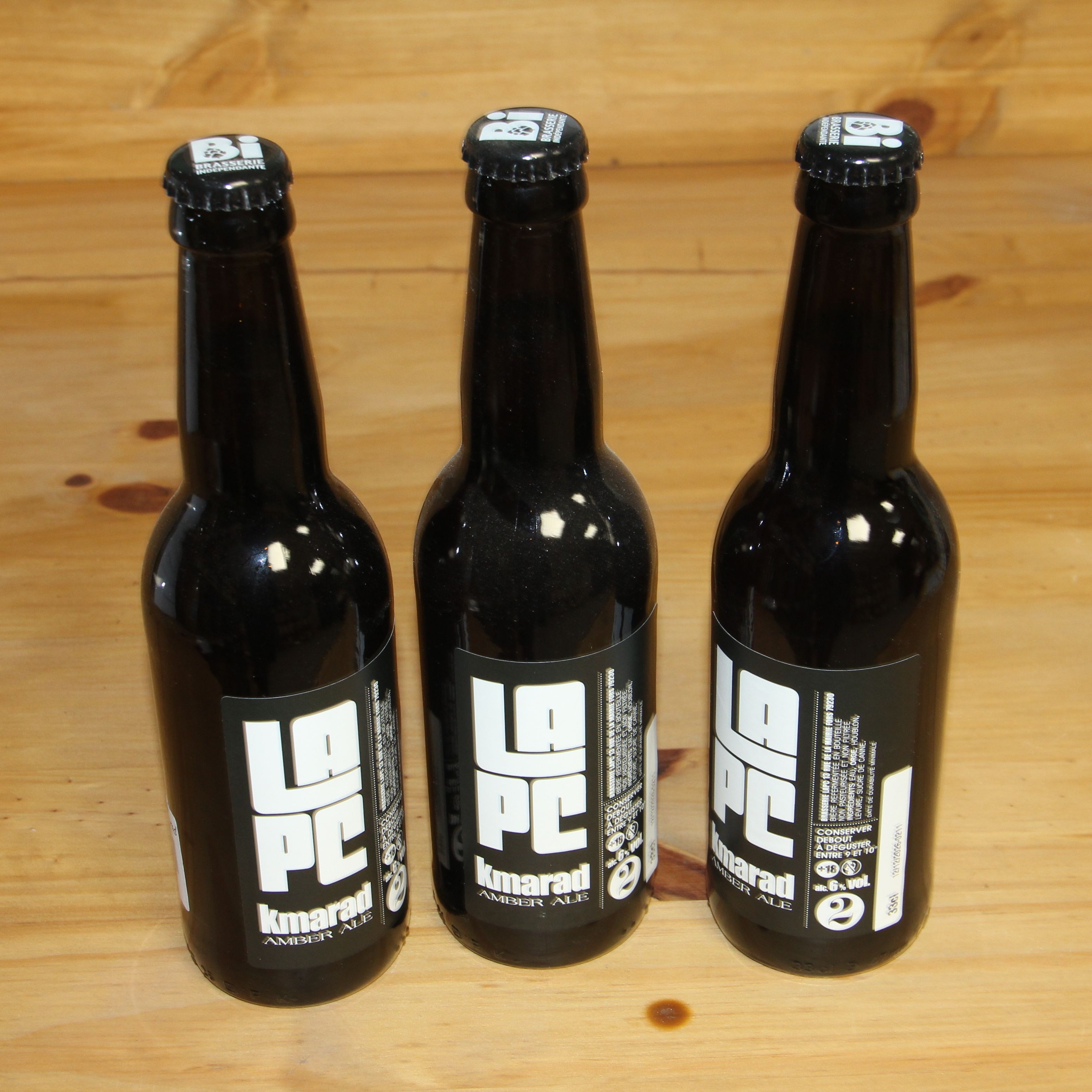 Bière LAPC ambrée 33 cl