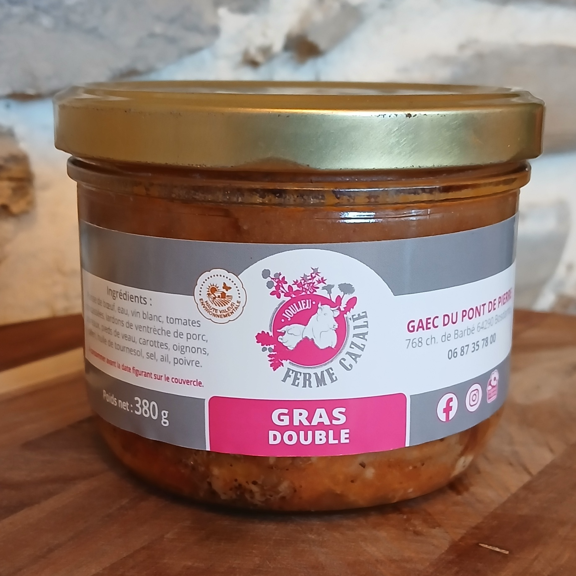 Gras-double de bœuf (380g)