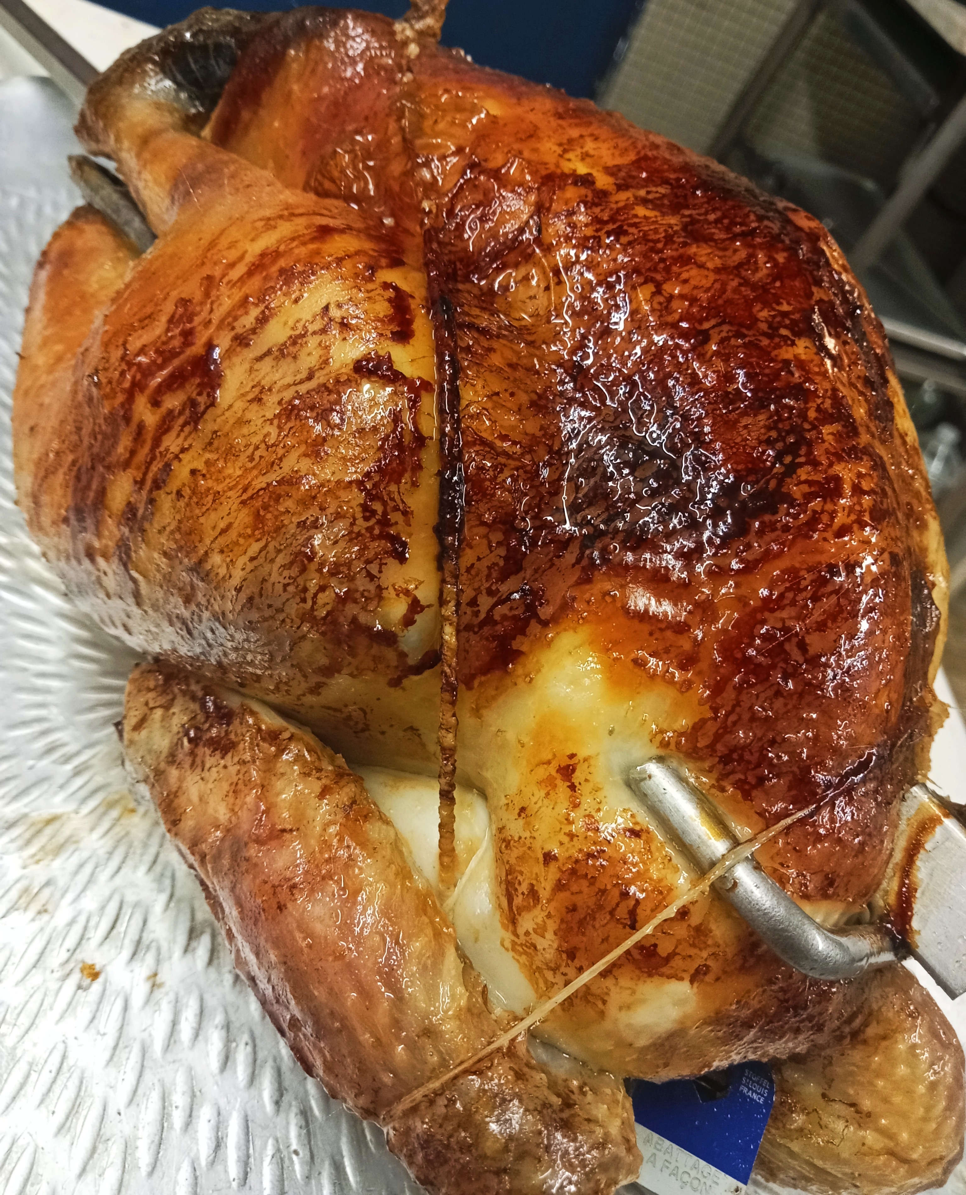 Poulet de Bresse rôti à la broche - 2kg