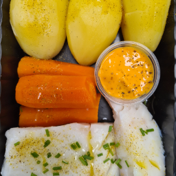 DOS DE CABILLAUD Légumes Vapeur - 250g