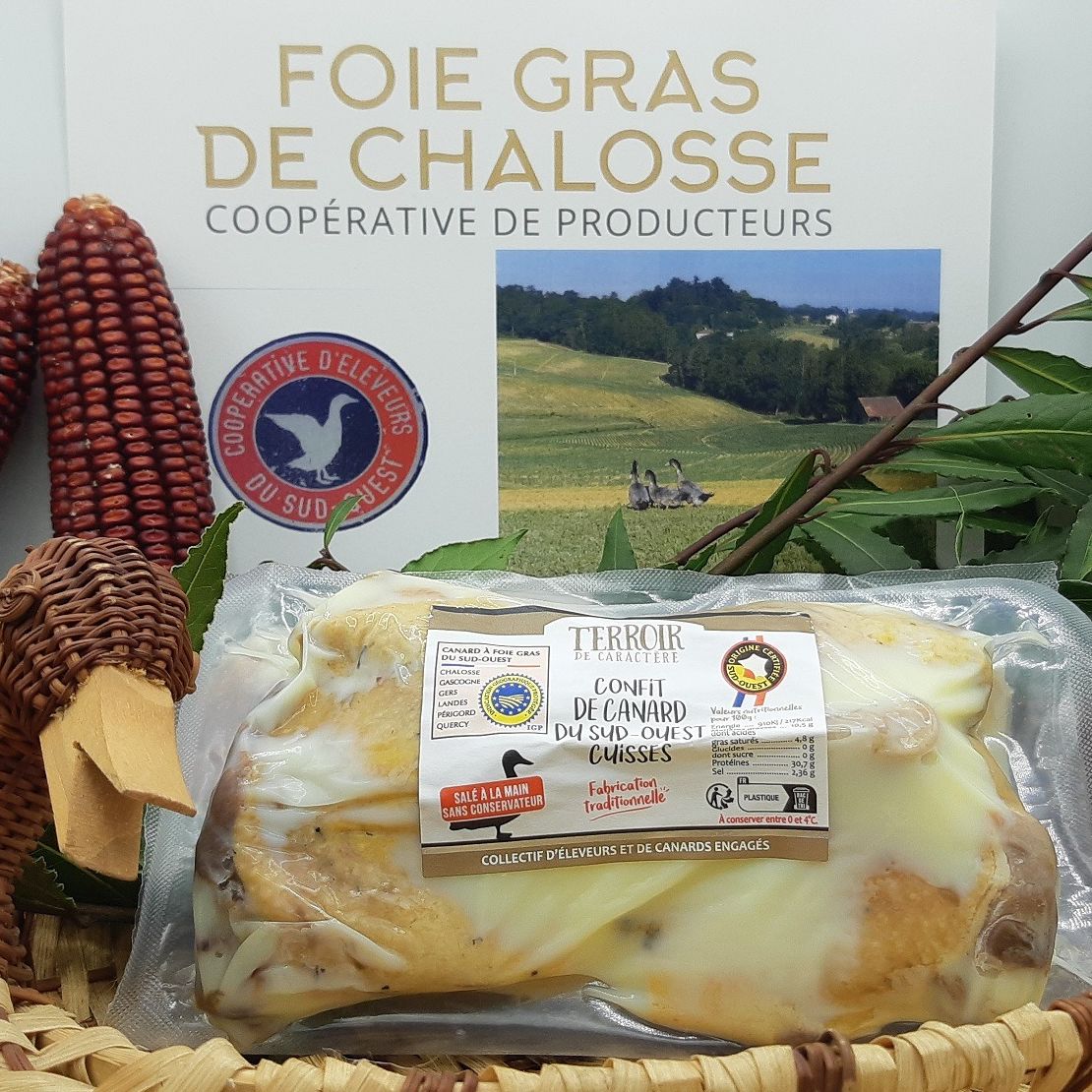 Cuisses de canard confites - 880g
