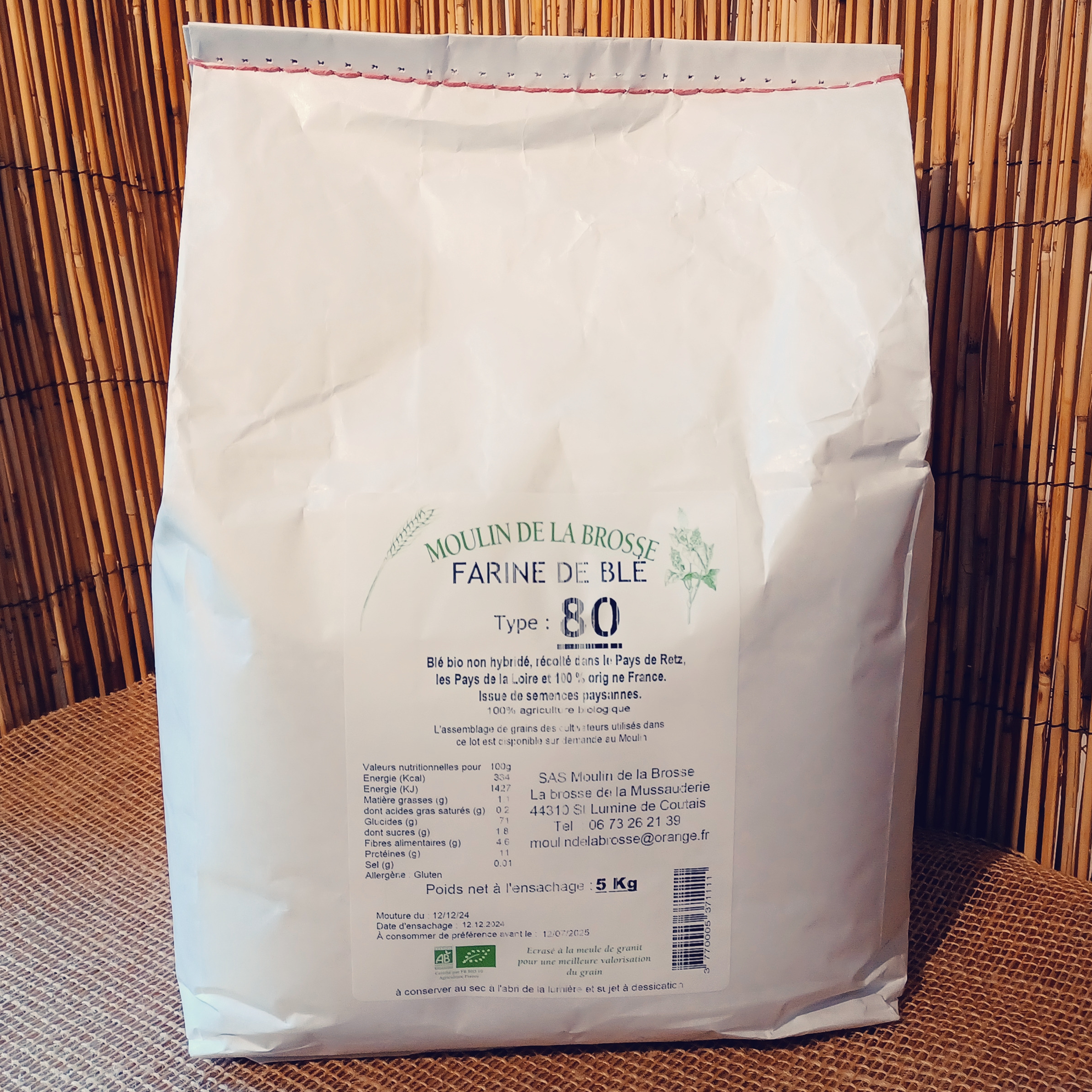 Farine Blé T80 - 5kg