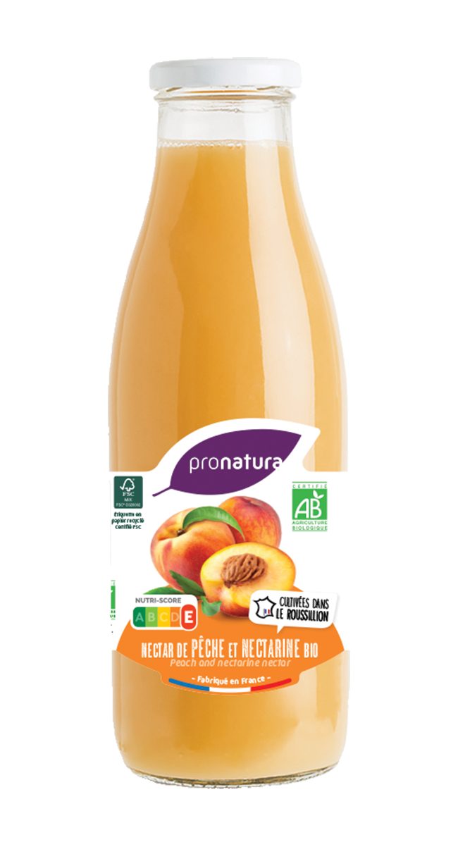 Nectar de pêche et nectarine - 0,75l