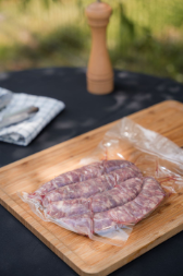 SAUCISSES DE TOULOUSE DE PORC NOIR - 500g