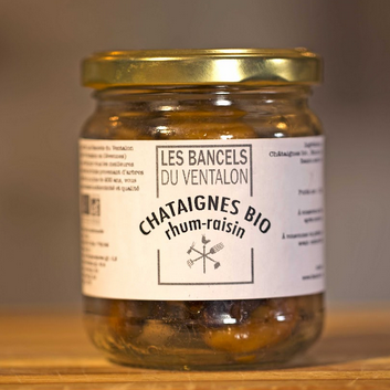 Marrons entiers Rhum raisins