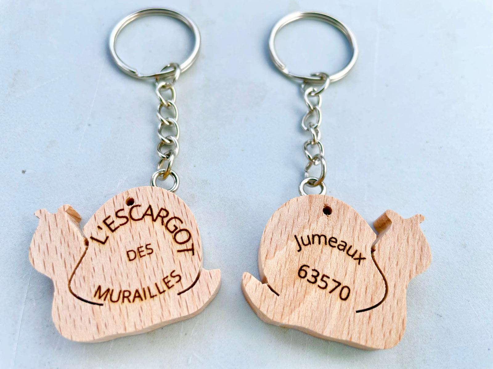 porte-clés "l'Escargot des Murailles"