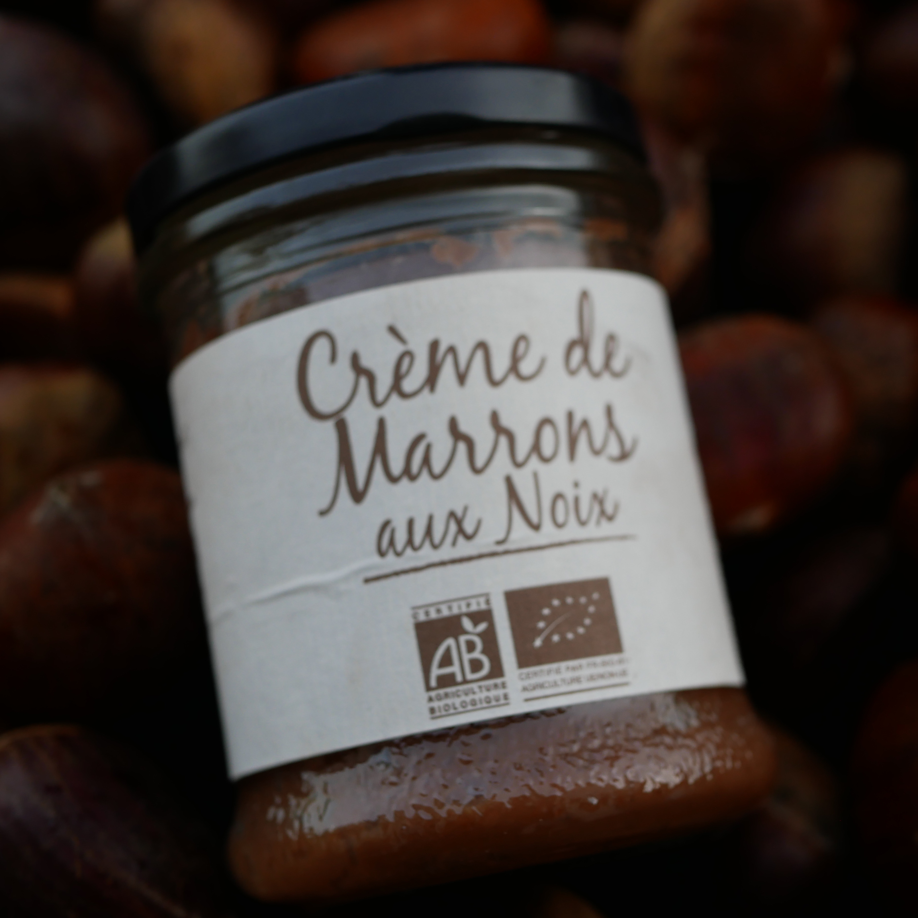 créme de marrons aux noix 200gr Bio et demeter