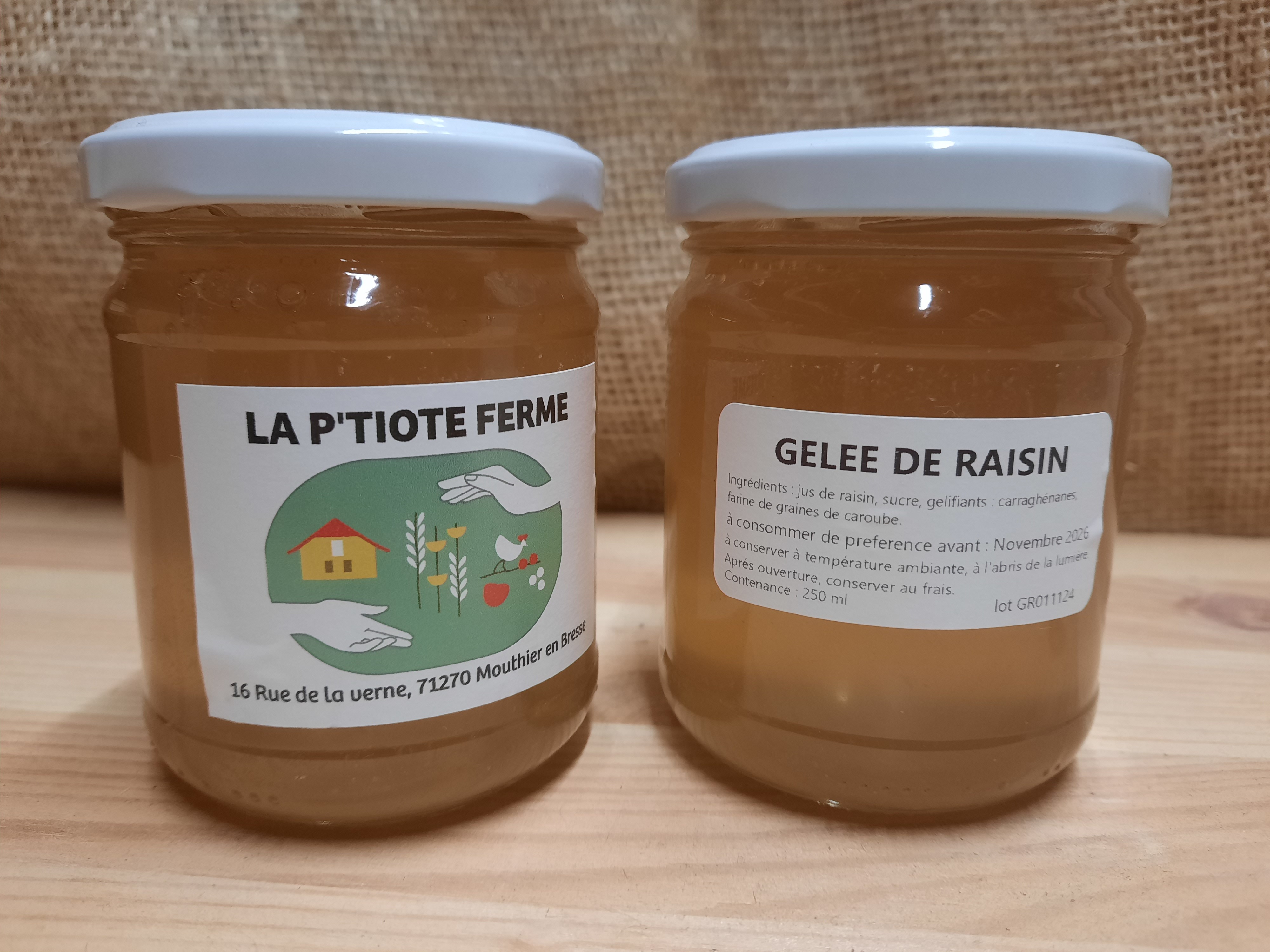 Gelée de Raisin - 212ml