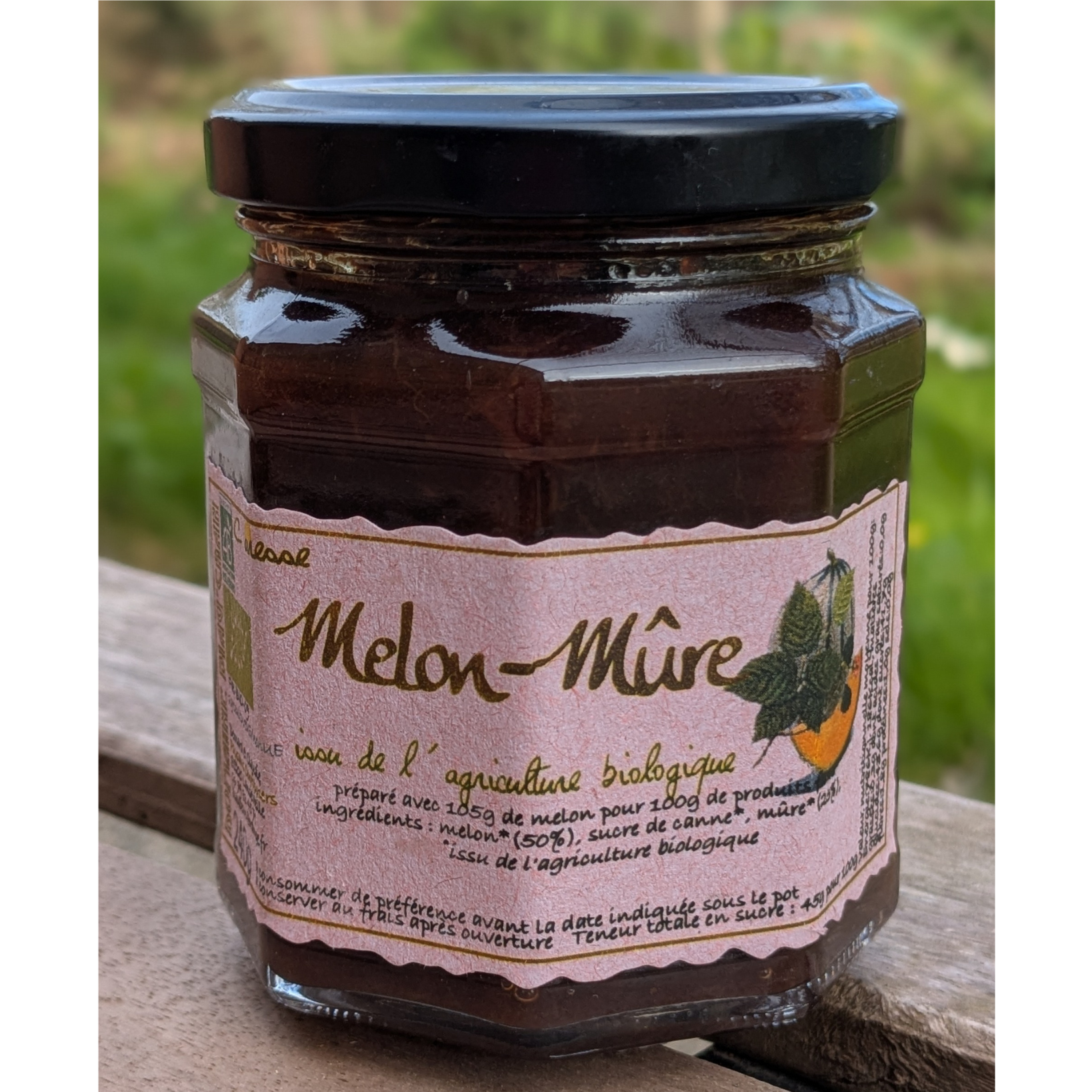 Confiture duo melon et mûre - 240g