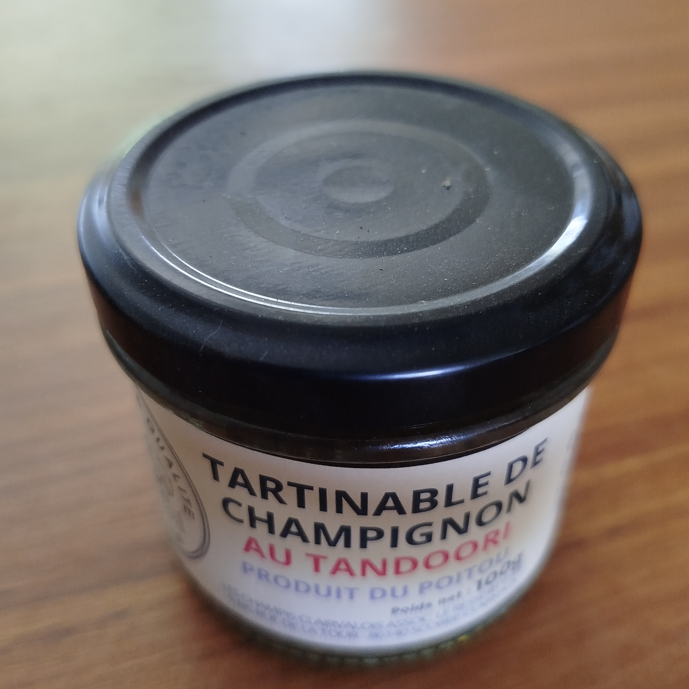 Tartinable de champignons au tandoori - 100g