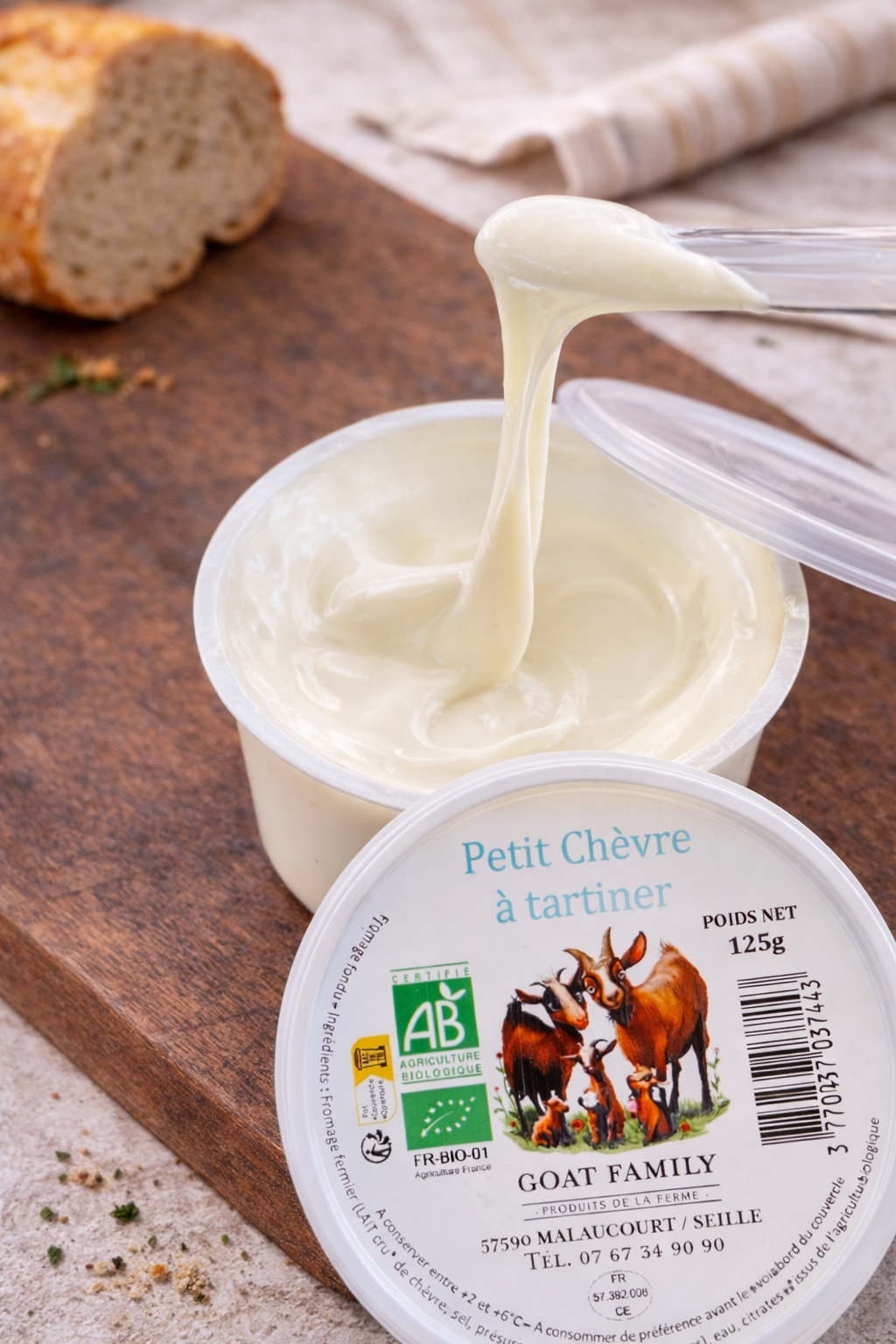 Petit chèvre à tartiner - 125g
