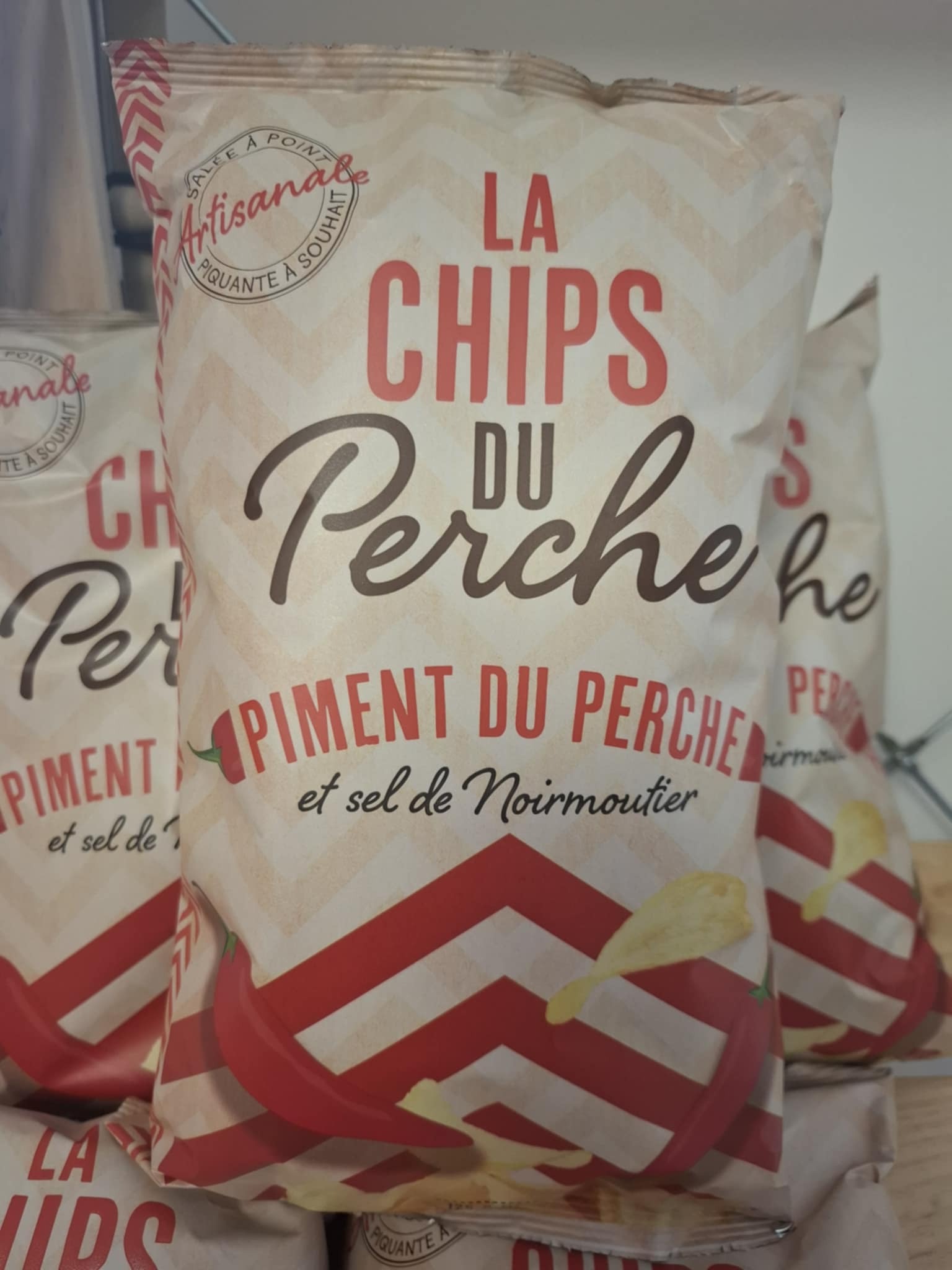 Chips du Perche PIMENT - paquet 125g -(revente)