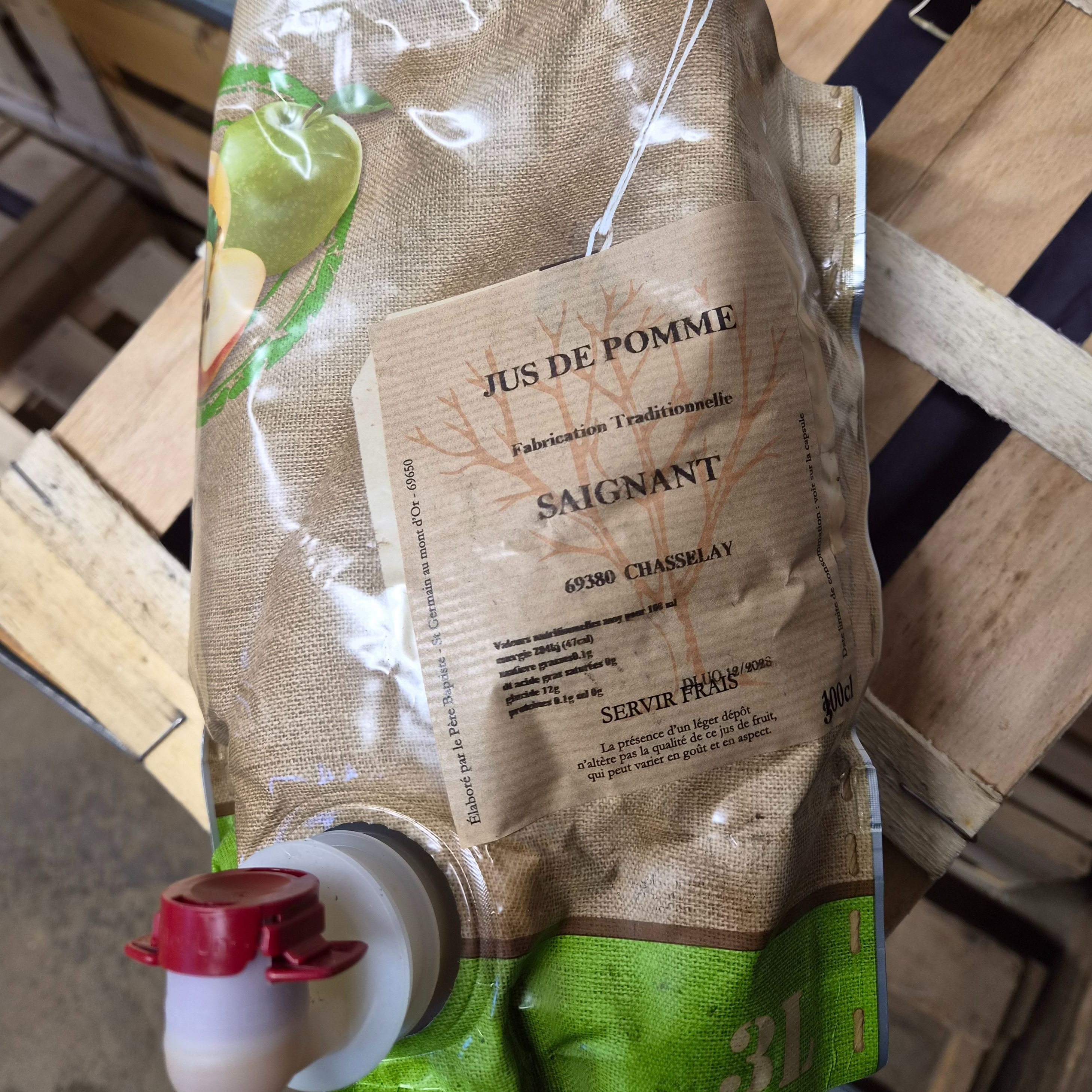 BIB de Jus de Pomme - 3l