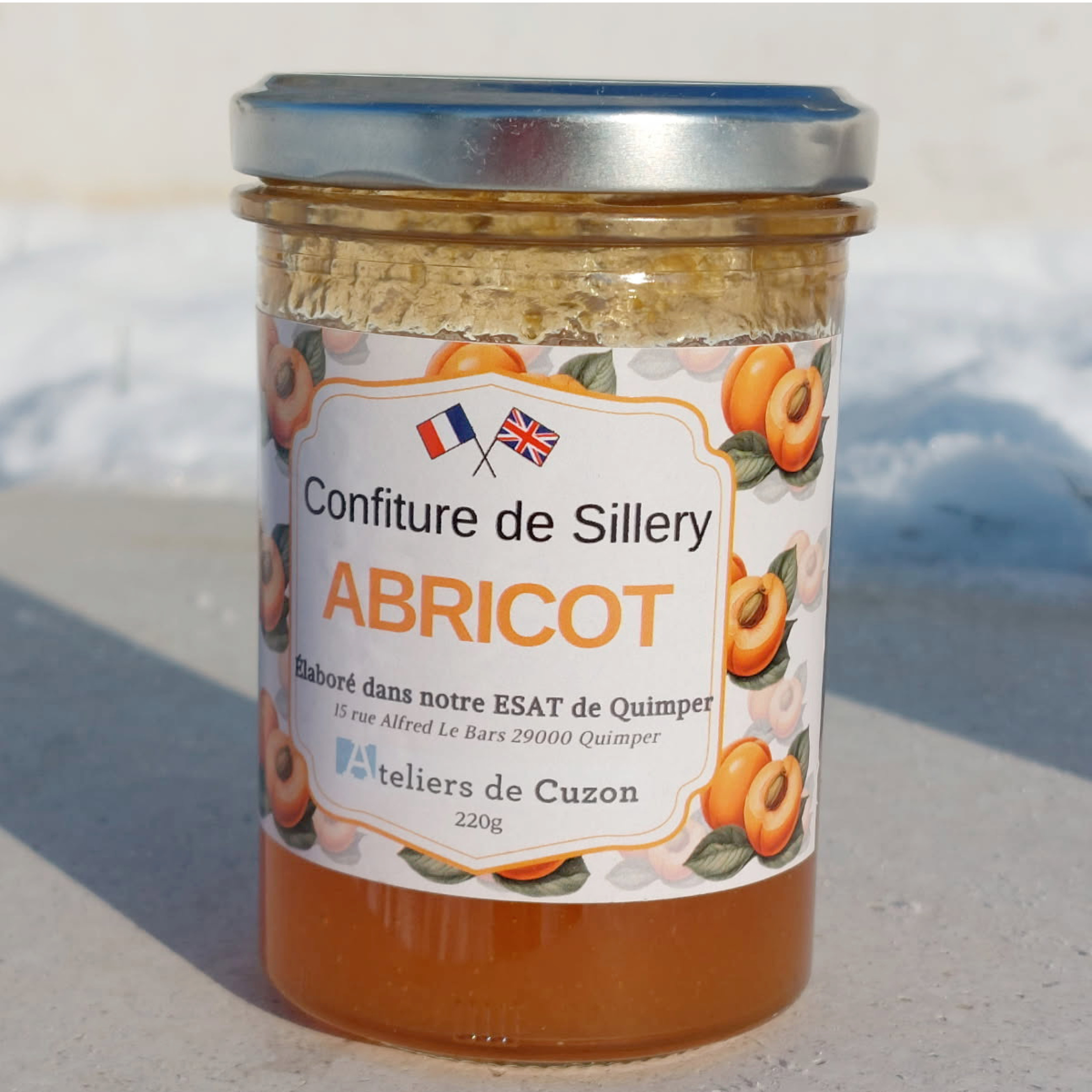 Confiture abricot - 220g
