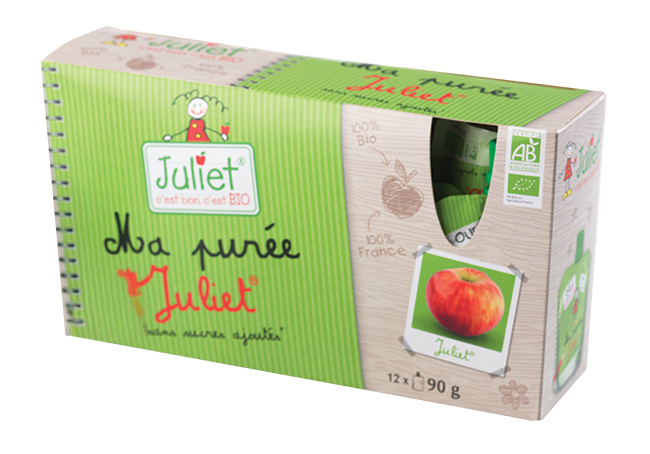 Gourdes / Purée de pommes x12 - 1080g