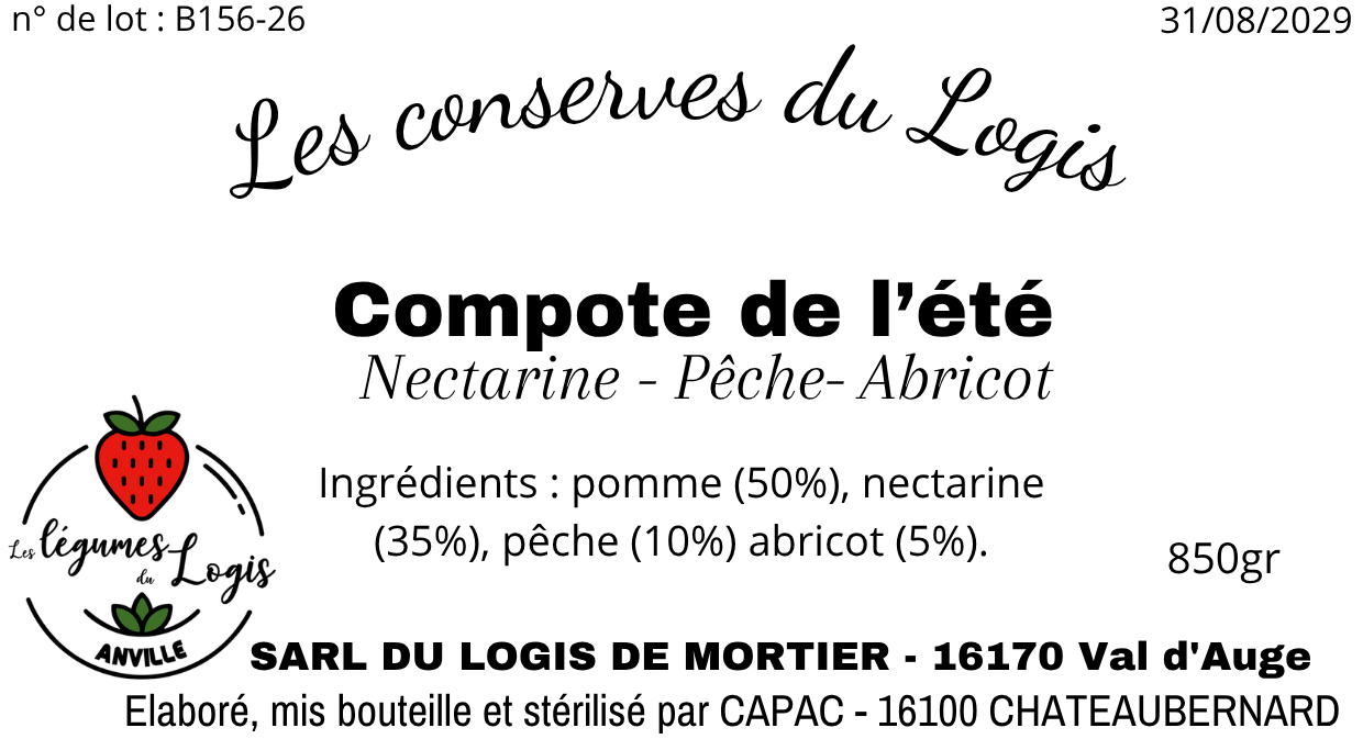 Compote de l'été
