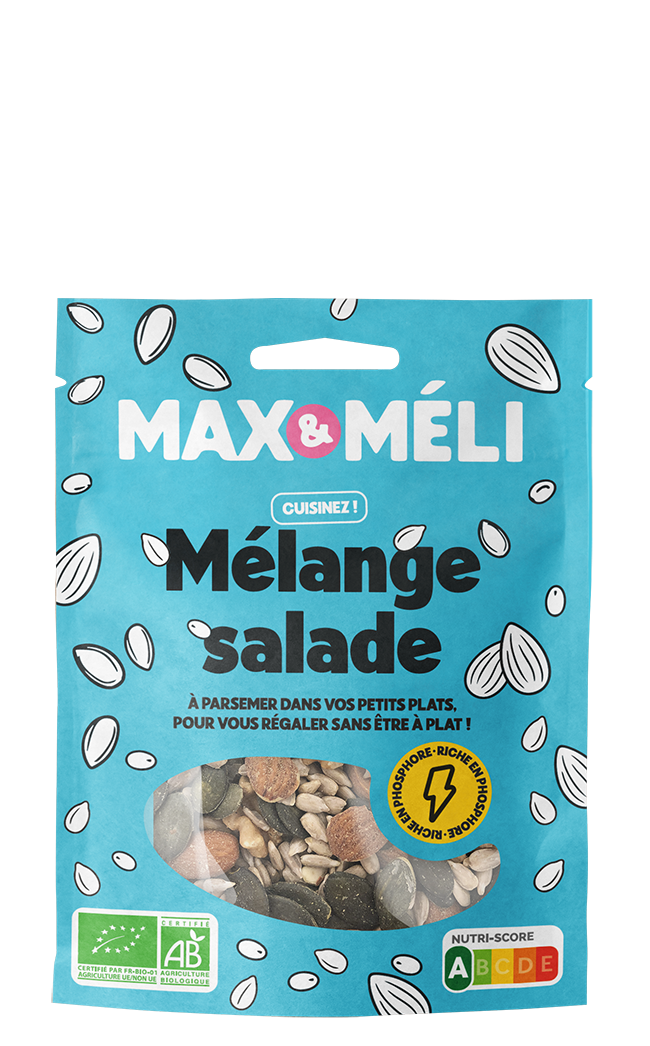 Mélange de graines et fruits secs pour salade - 125g