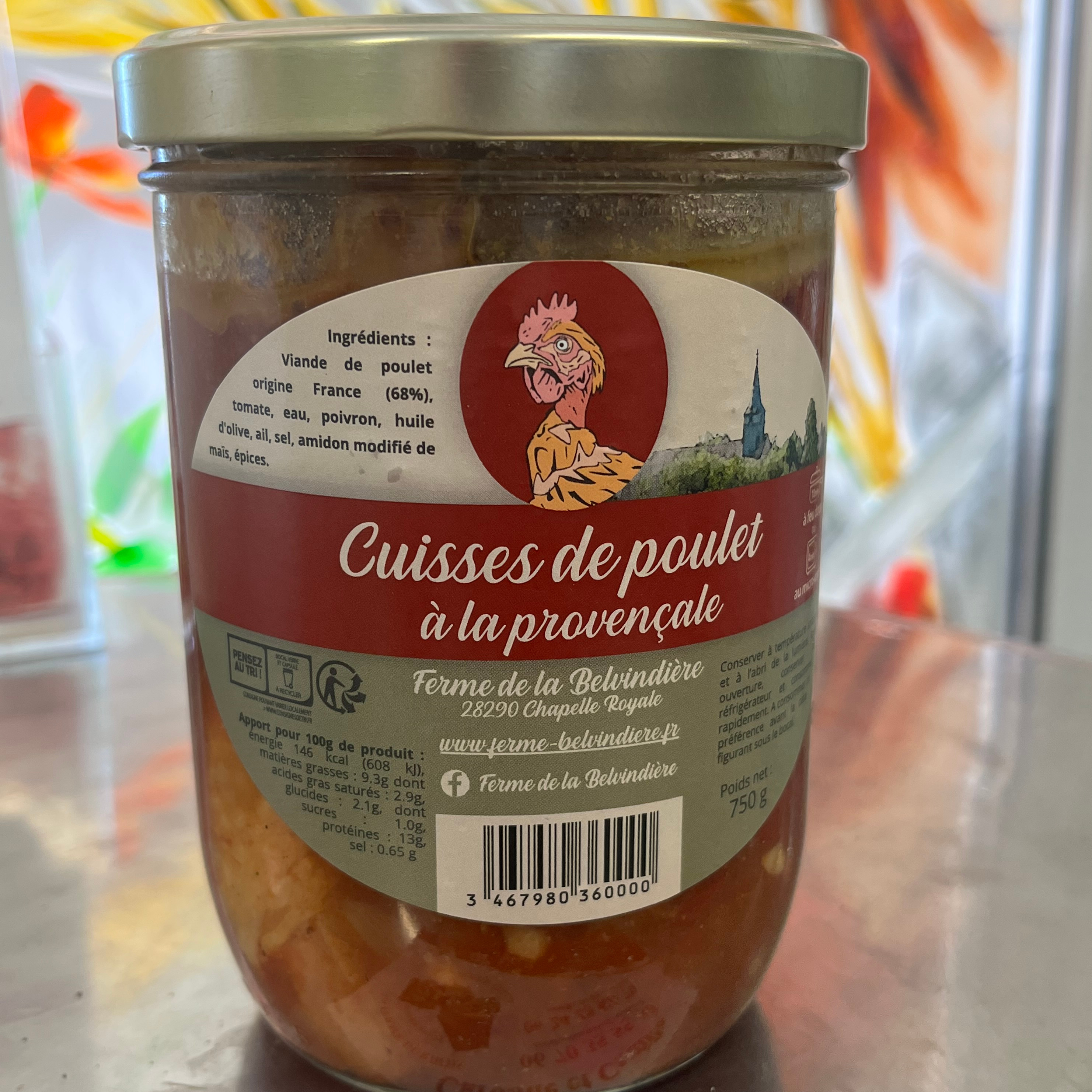 Cuisses de poulet à la provençale - 750g