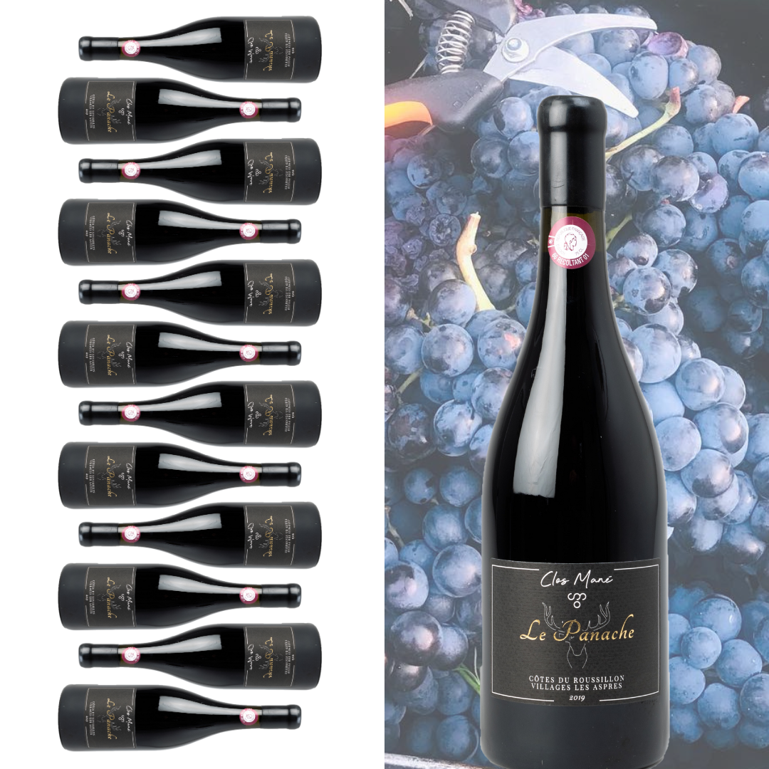 Le Panache *2019* x12 - Vin Bio AOP Côtes du Roussillon Villages