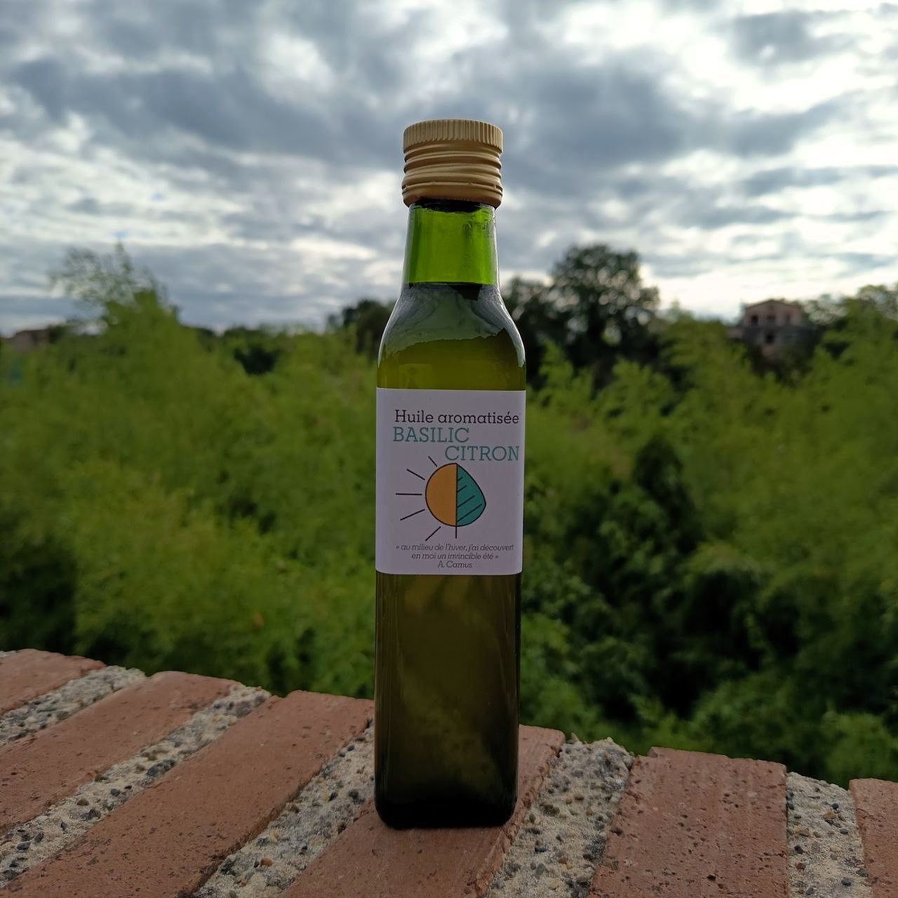 Huile aromatisée • Basilic citron - 250ml