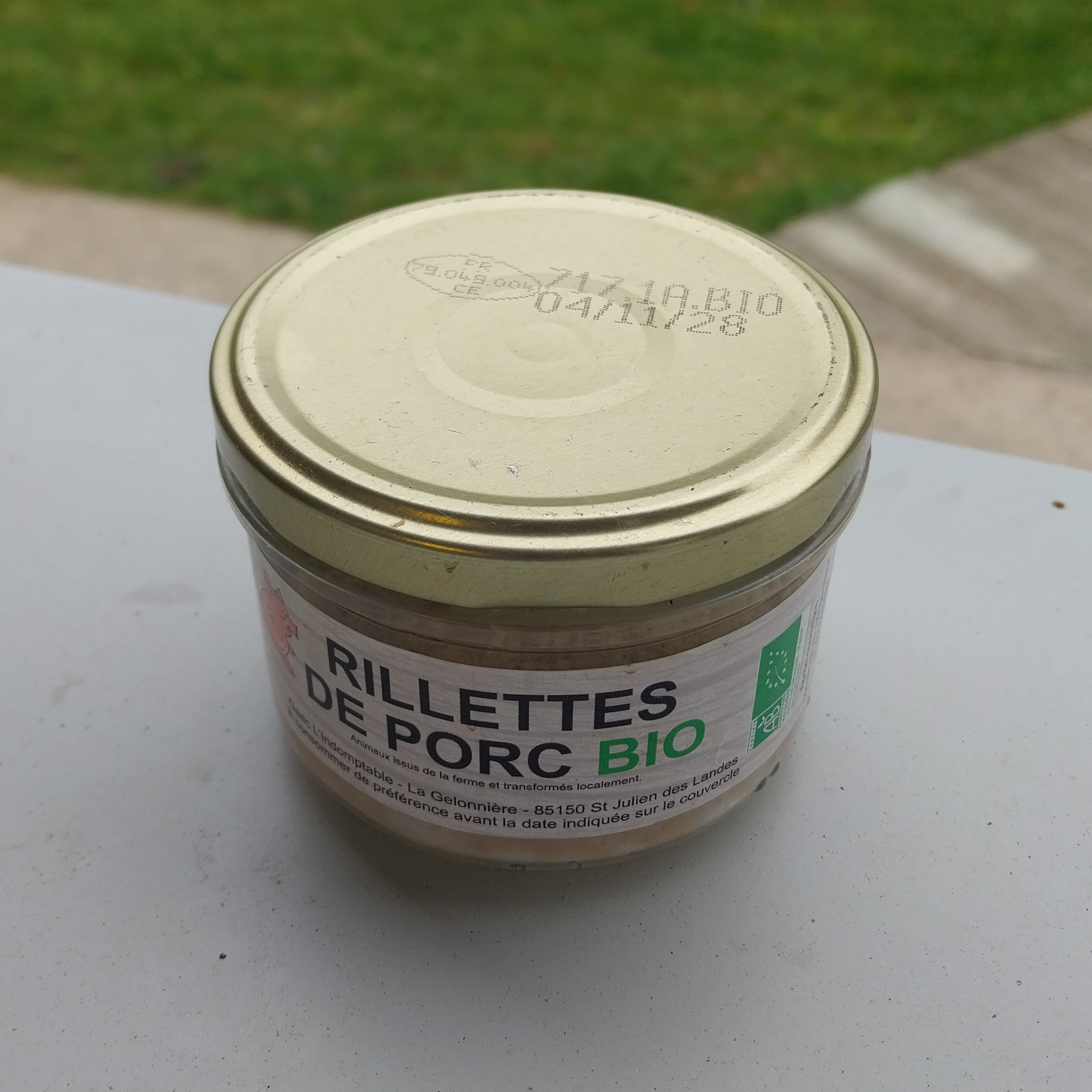 Rillette De Porc Bio