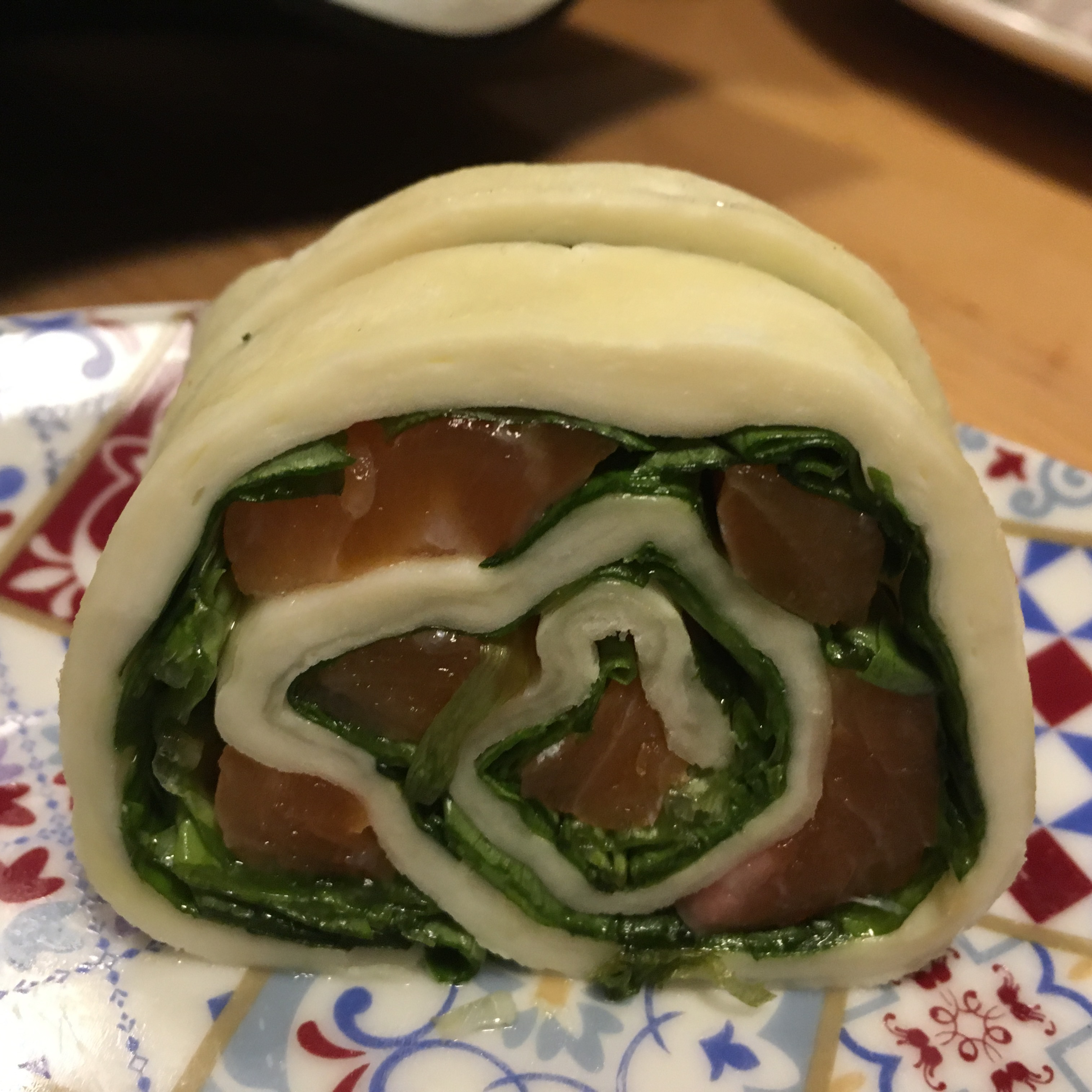 Rotolo : mozzarella jambon sauce tomate