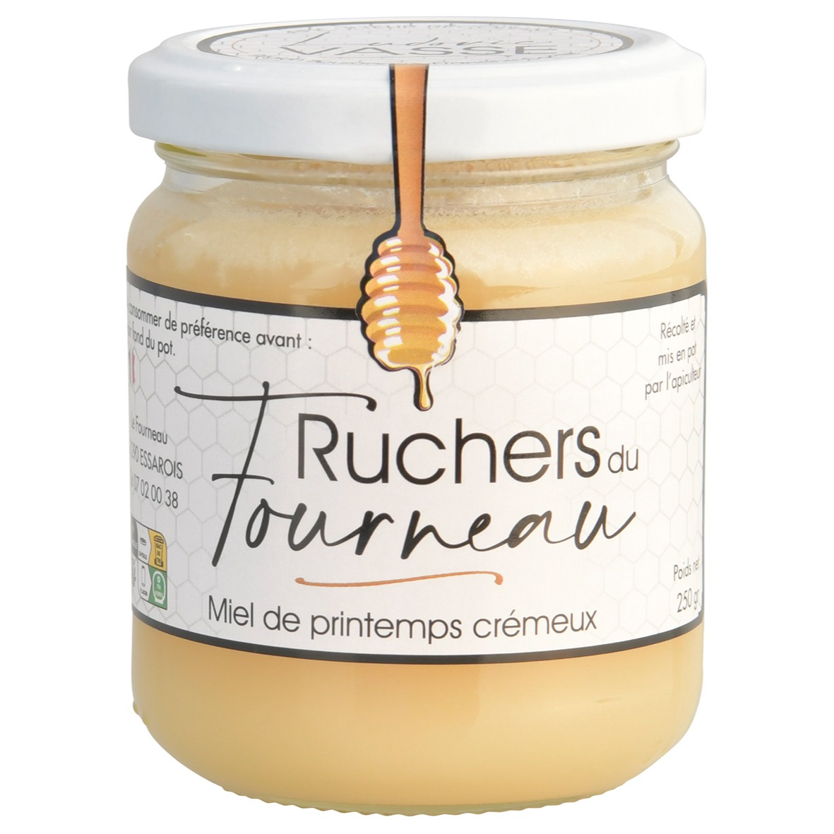 Miel de printemps crémeux