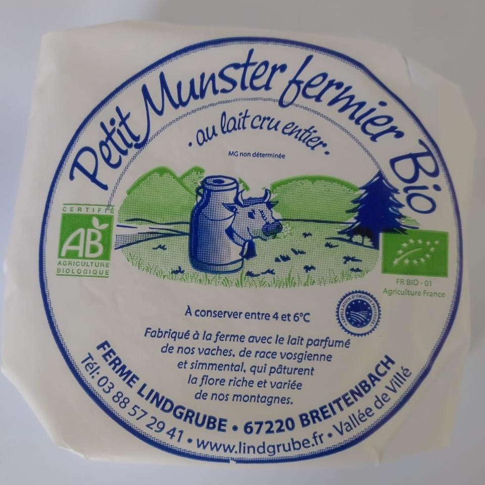 Munster (1pièce prix au kg) - 250g