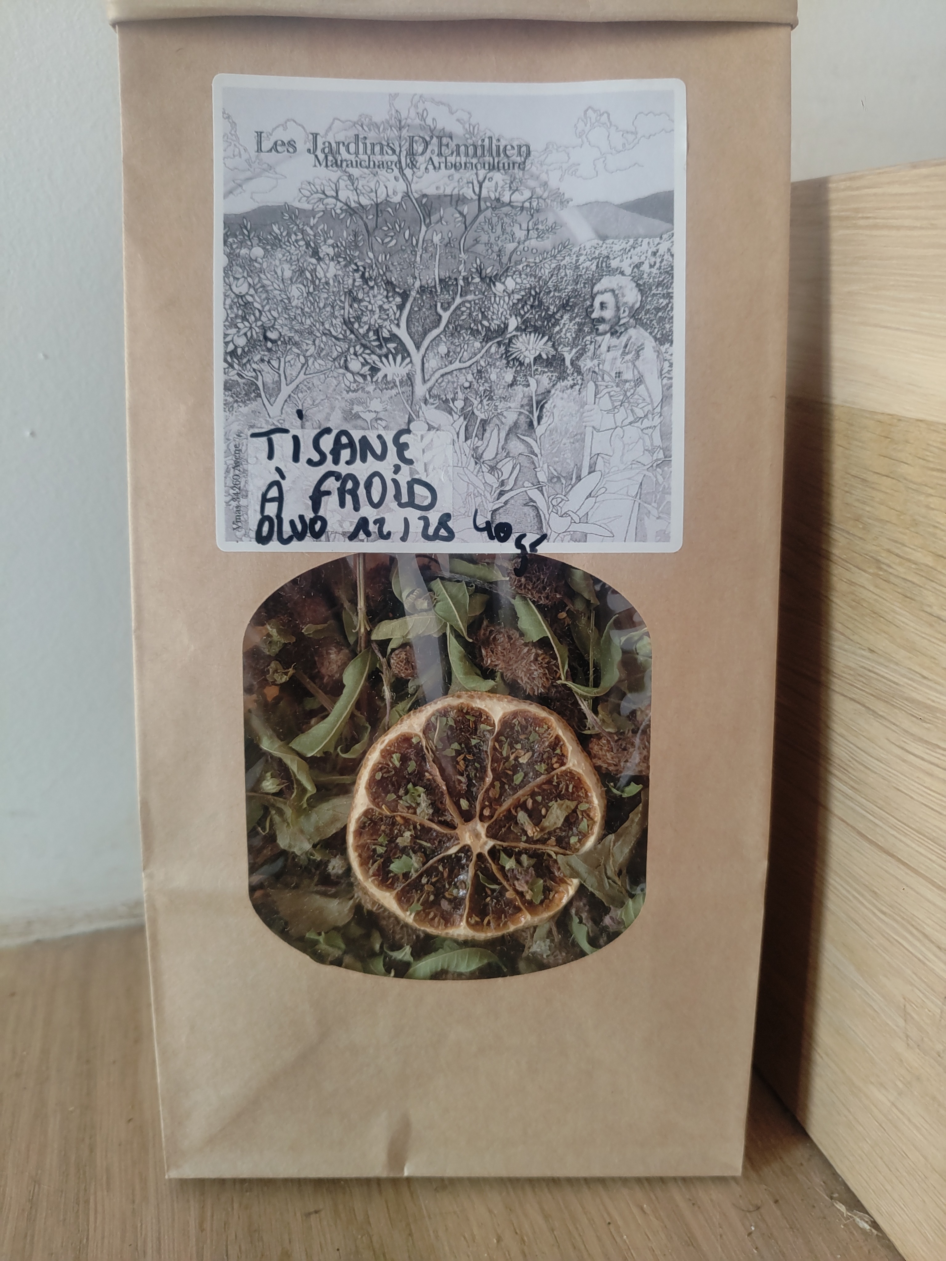 Tisane à froid pour l'été
