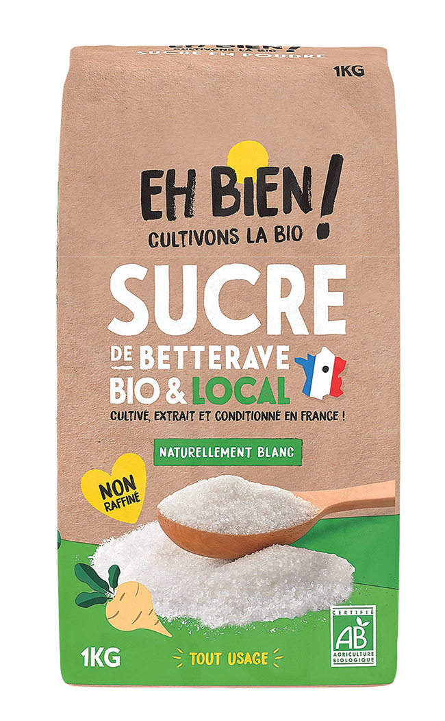 Sucre de betterave en poudre - 1kg