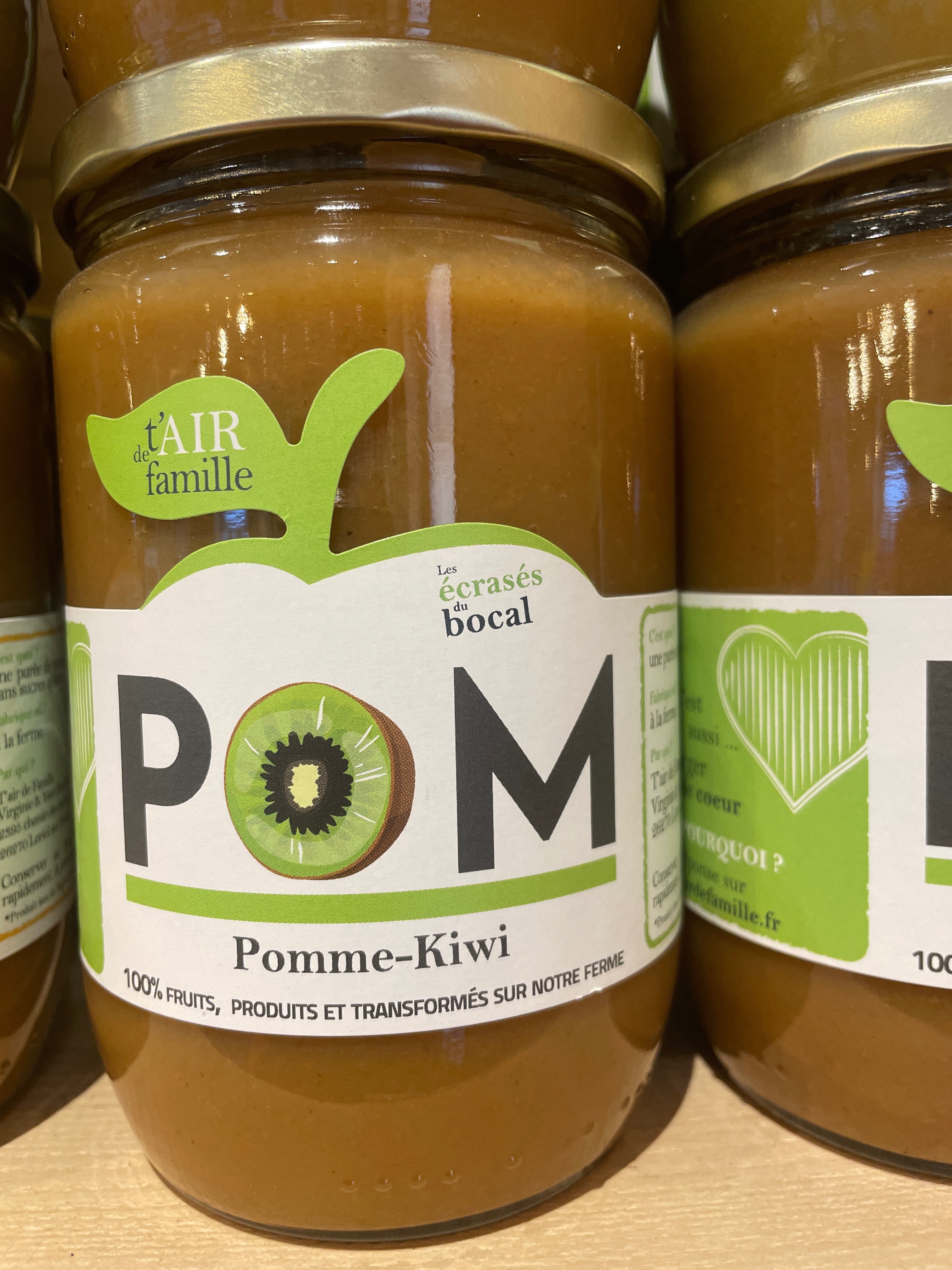 *Compote pomme/kiwi - 620g