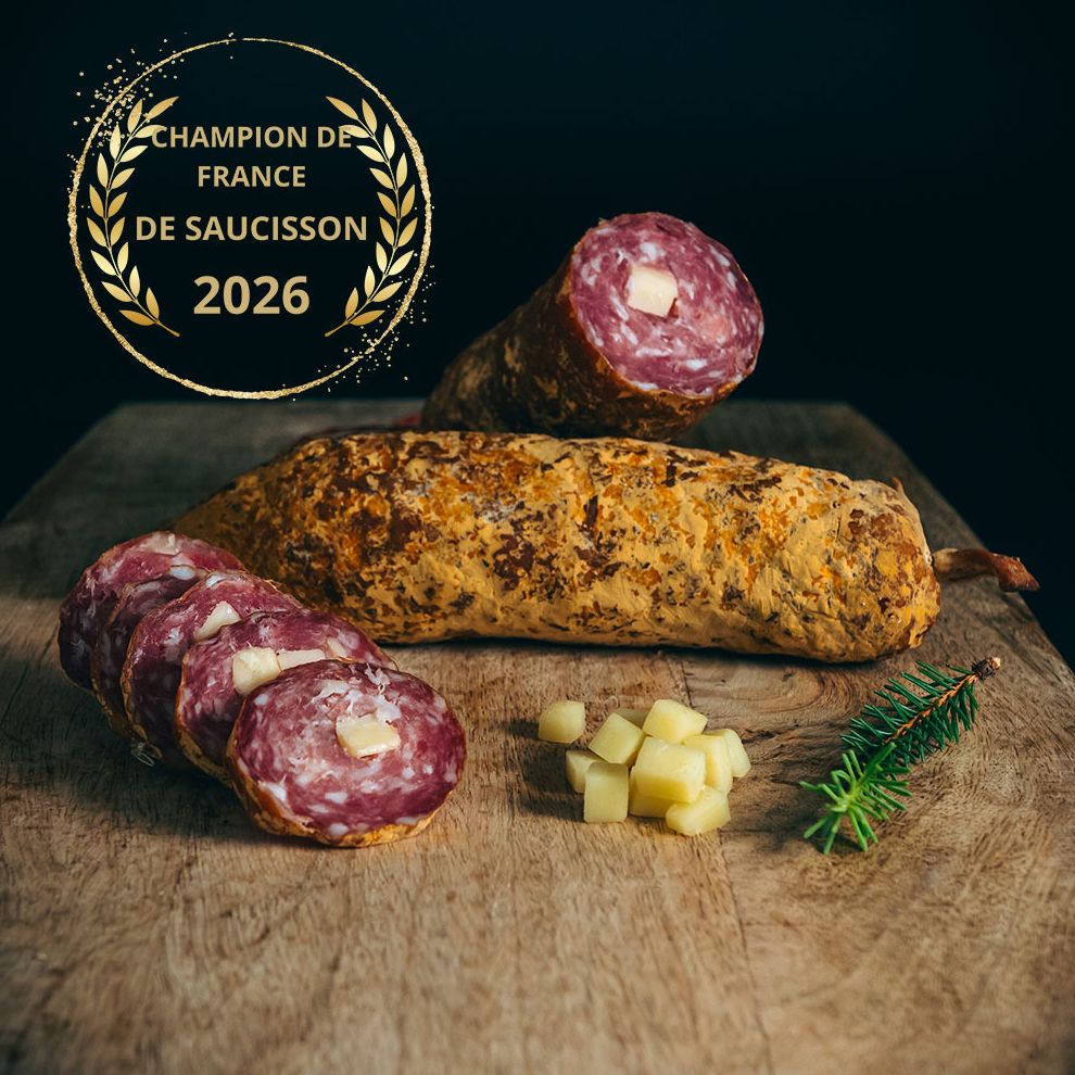 SAUCISSON SEC fumé et comté - 0,28kg
