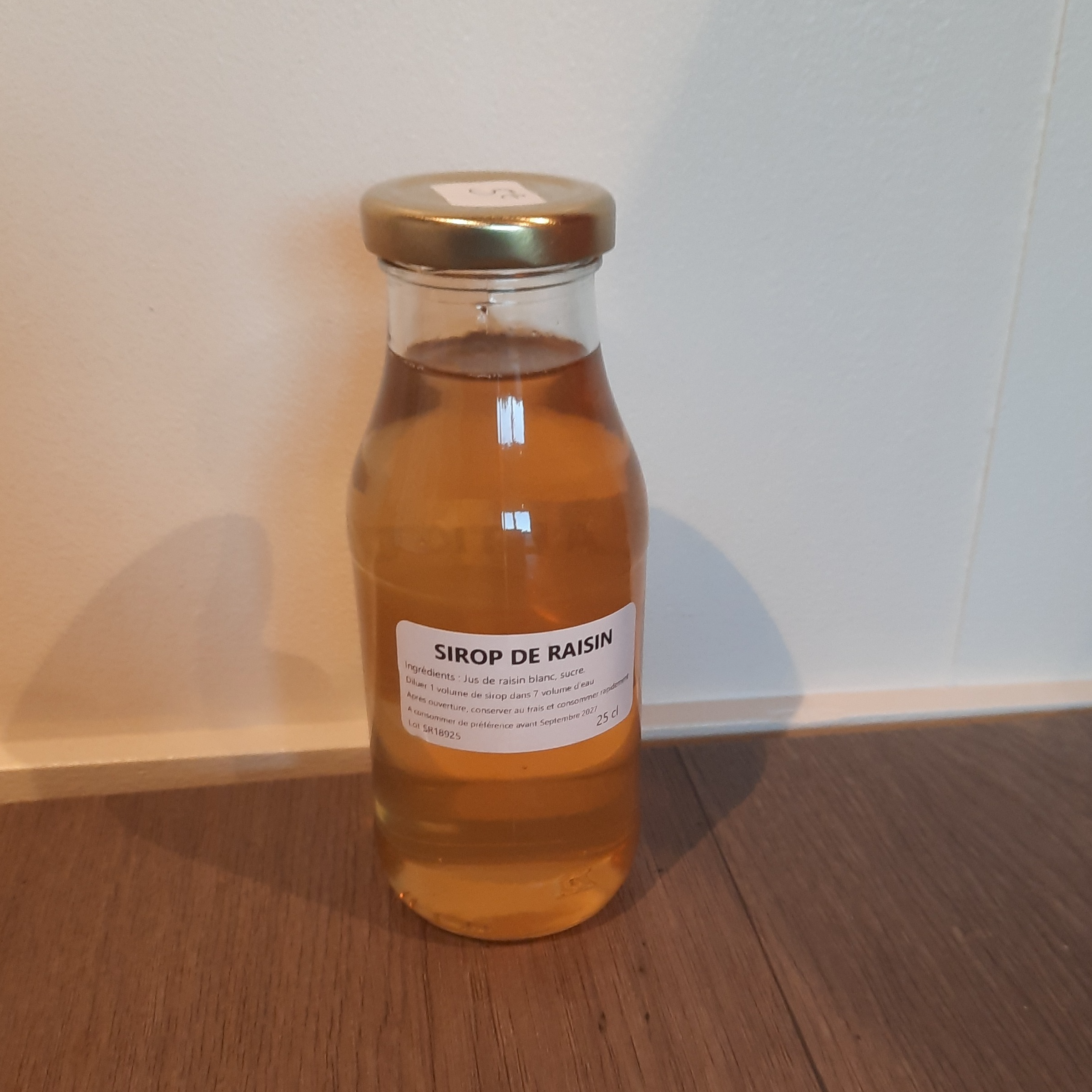 Sirop de raisin - 25cl