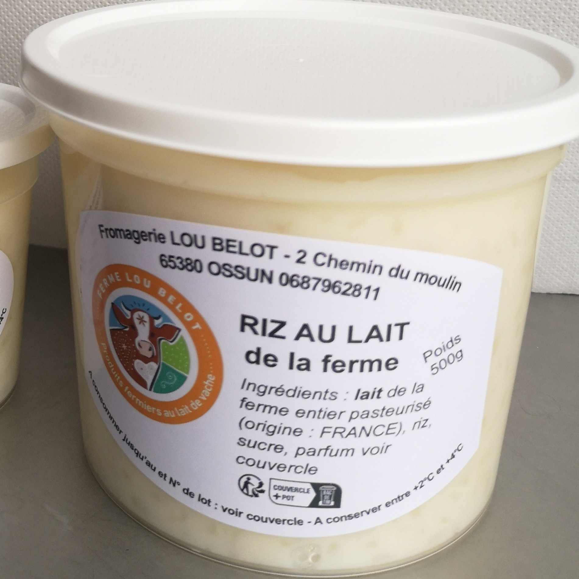 RIZ au LAIT LAURIER 500g pot familial - 500g