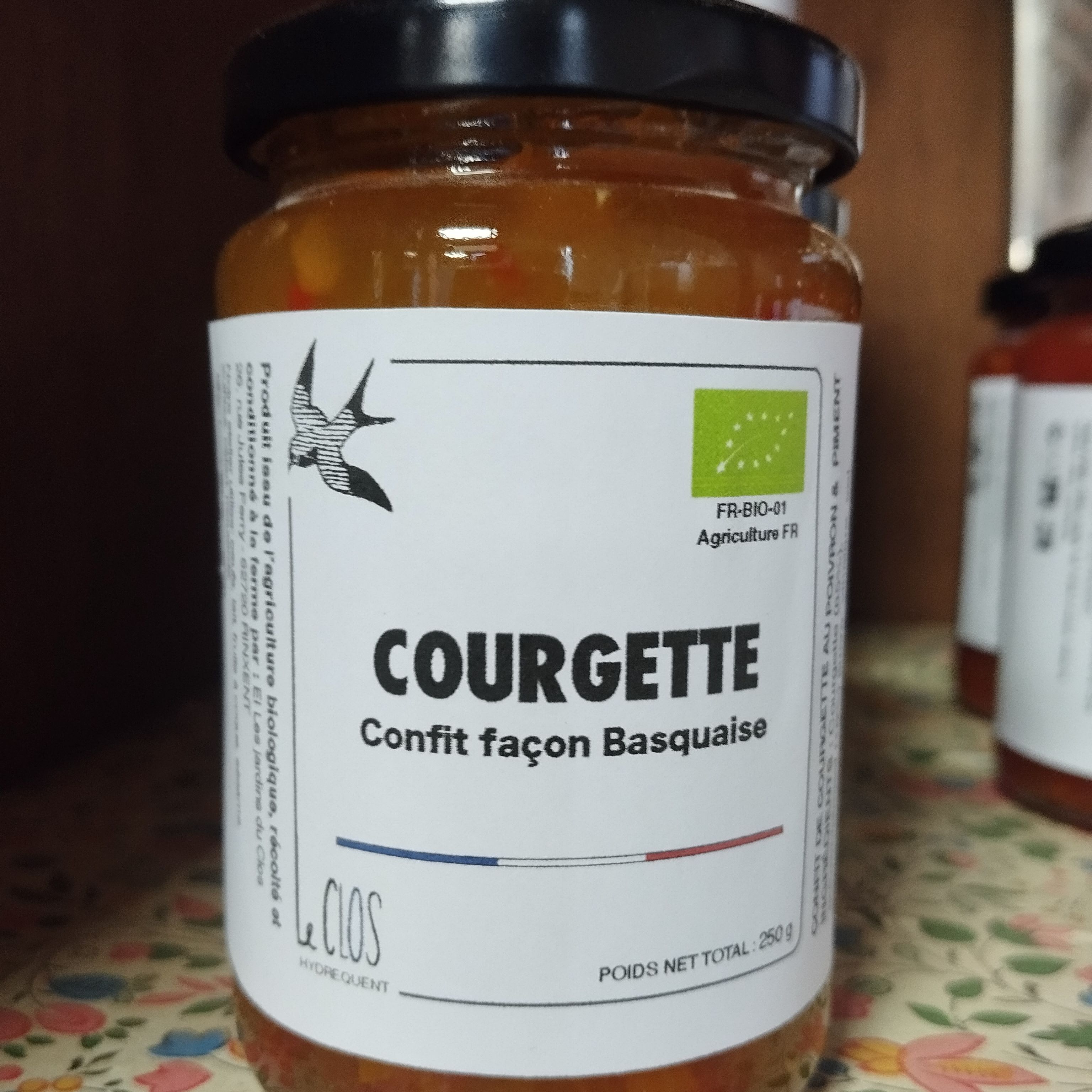 Confit de courgette façon basquaise