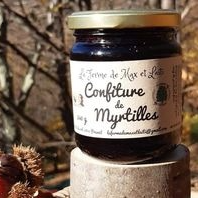 Confiture de myrtilles sauvages d'Ardèche - 240g